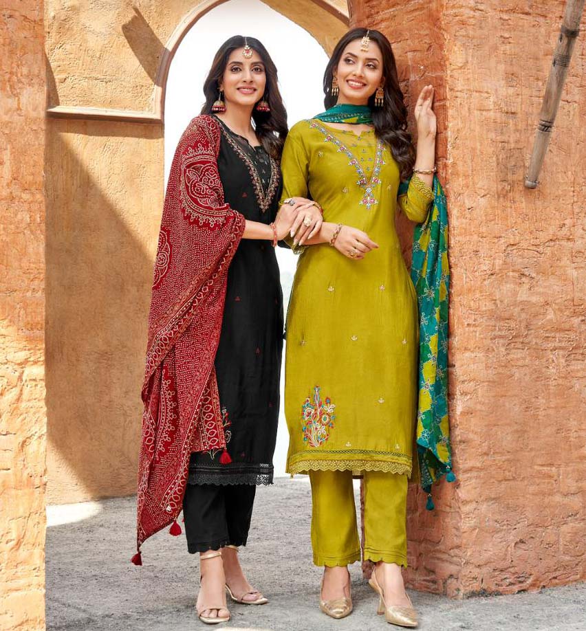 Kadlee Sahiyar Viscose Weaving Wholesale Readymade Salwar Suit Catalog