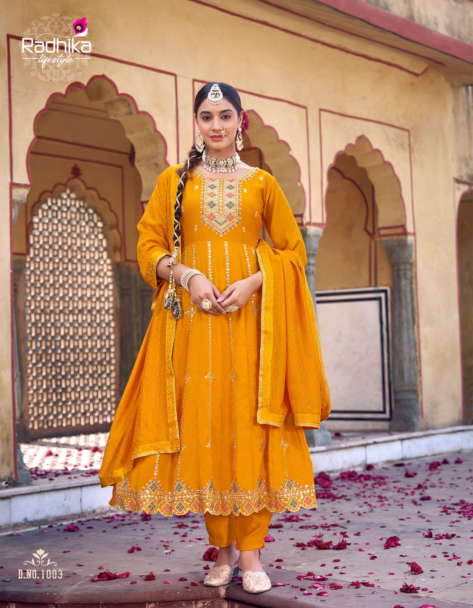 Radhika Lifestyle Chahat Vol 1 Vichitra Silk Wholesale Readymade Salwar Suit Catalog - Image 2