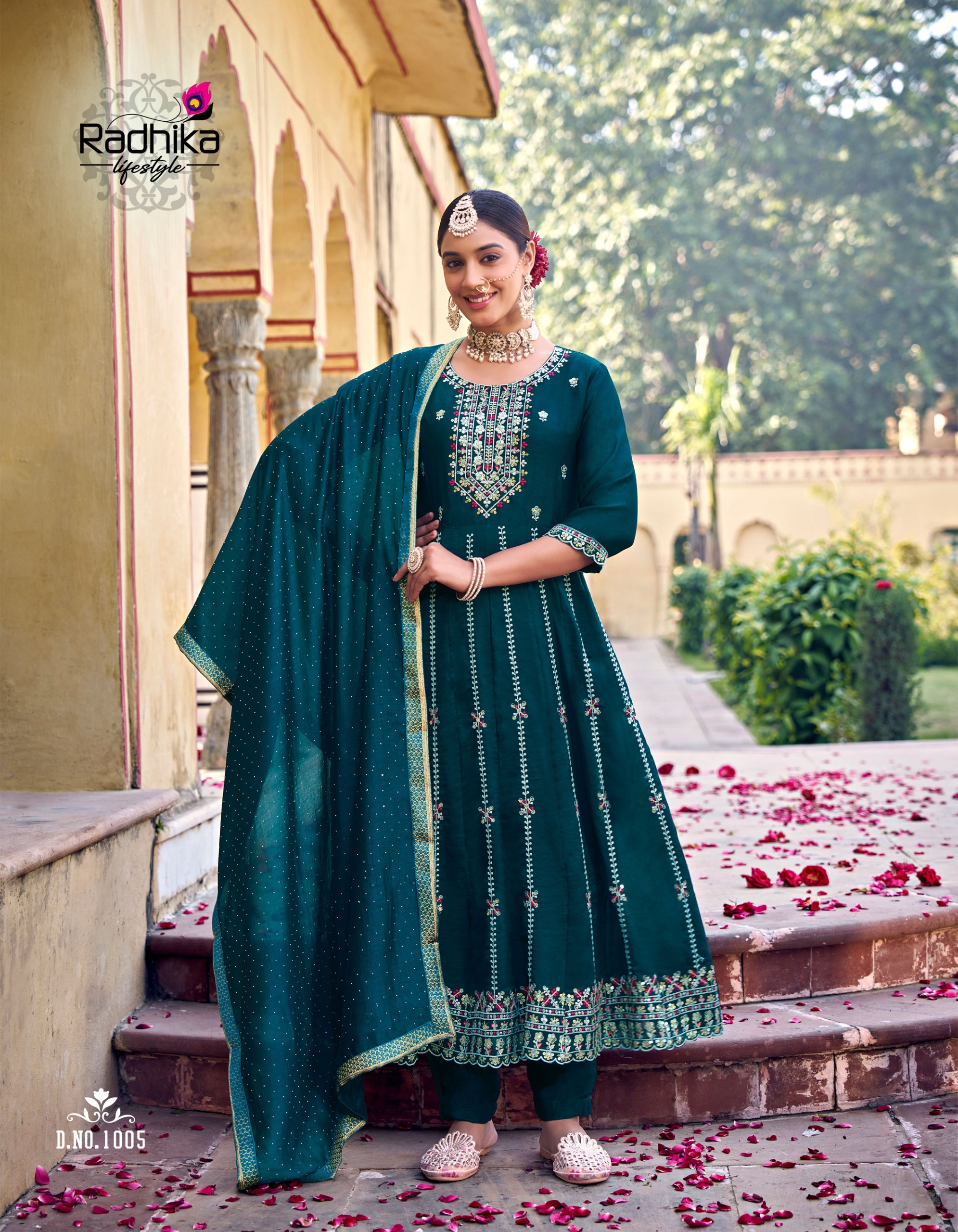 Radhika Lifestyle Chahat Vol 1 Vichitra Silk Wholesale Readymade Salwar Suit Catalog - Image 5