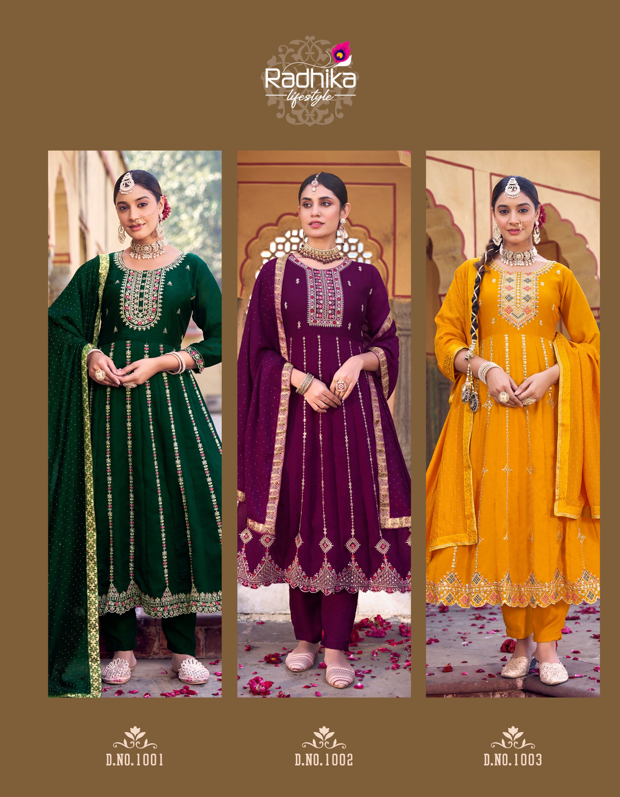 Radhika Lifestyle Chahat Vol 1 Vichitra Silk Wholesale Readymade Salwar Suit Catalog - Image 7