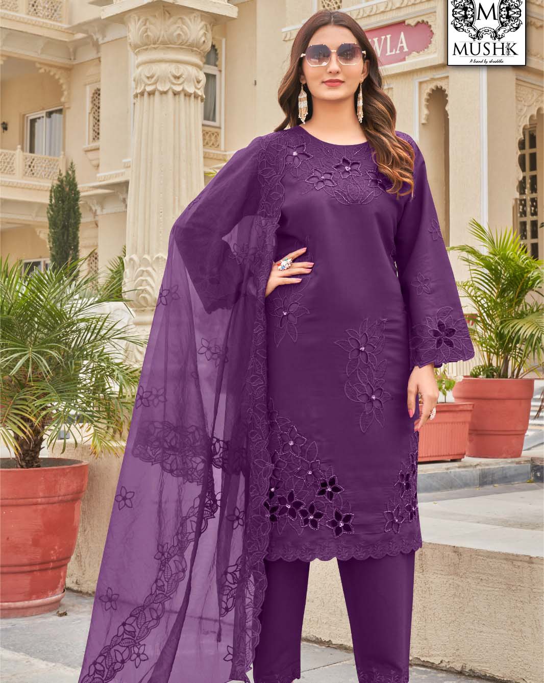 Mushk Mr1006 Roman Silk Wholesale Readymade Salwar Suit Catalog