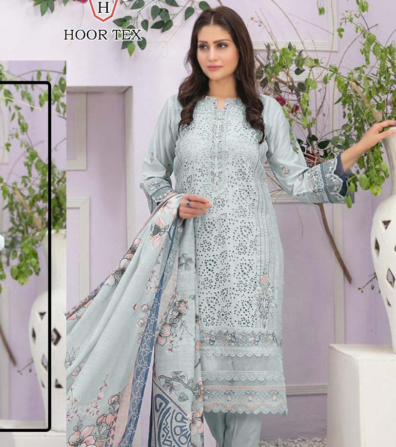 Hoor Tex H-160 Faux Georgette Wholesale Pakistani Salwar Suit Catalog