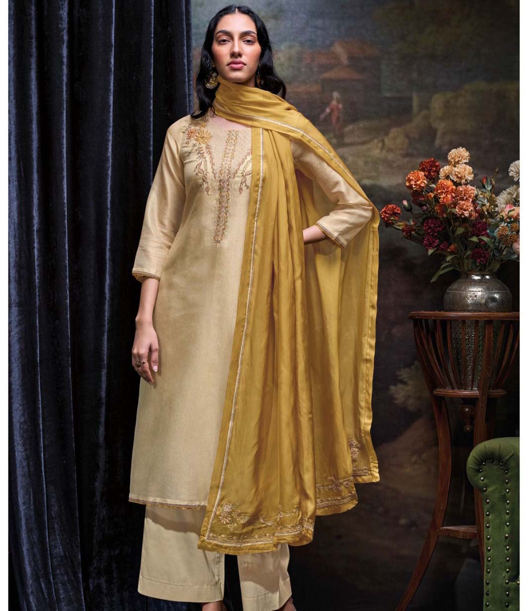 Ganga Judita 3033 Premium Pure Bemberg Silk Wholesale Fancy Salwar Suit Catalog