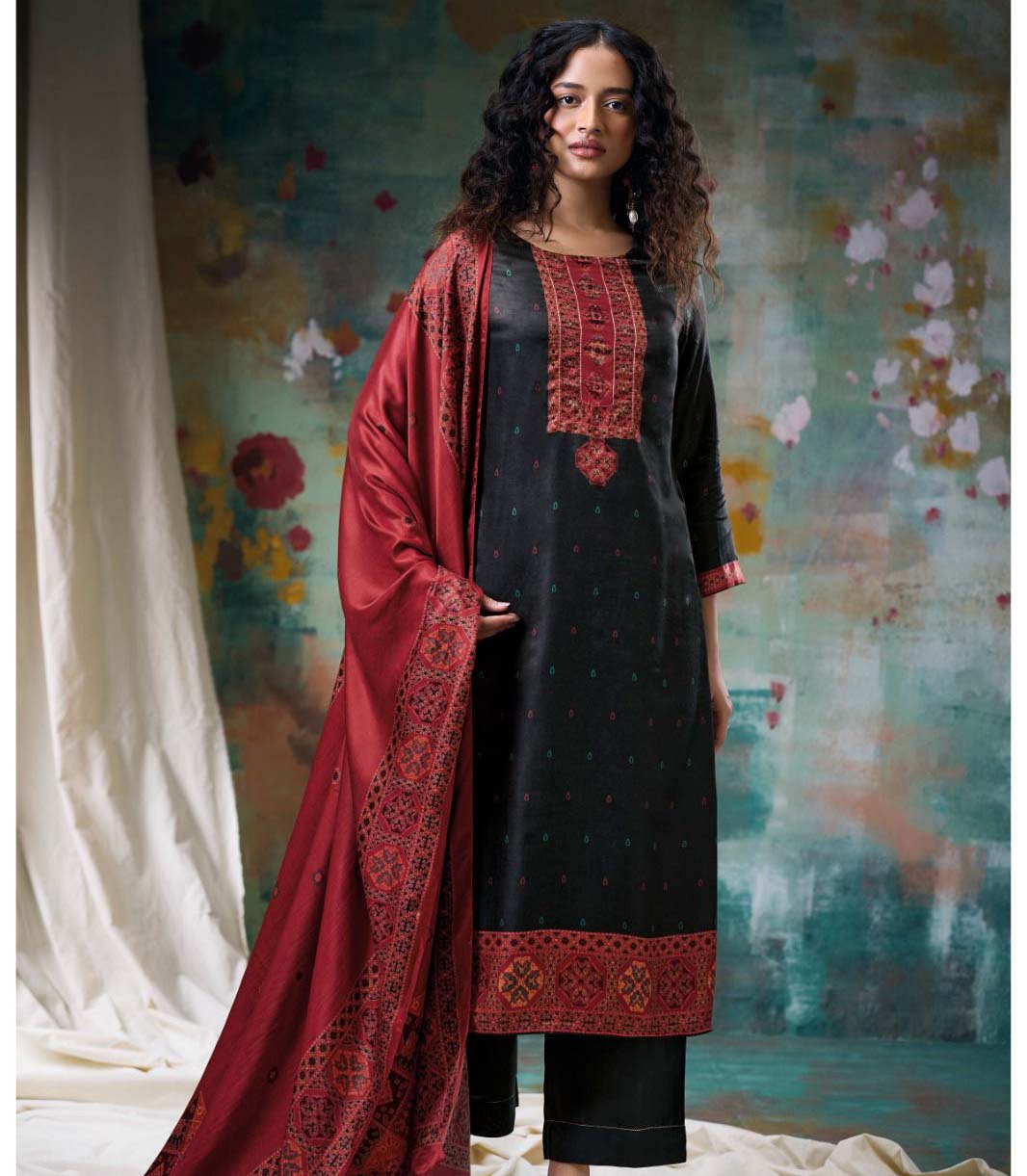 Ganga Aashvi 3074 Premium Pure Bemberg Silk Wholesale Fancy Salwar Suit Catalog