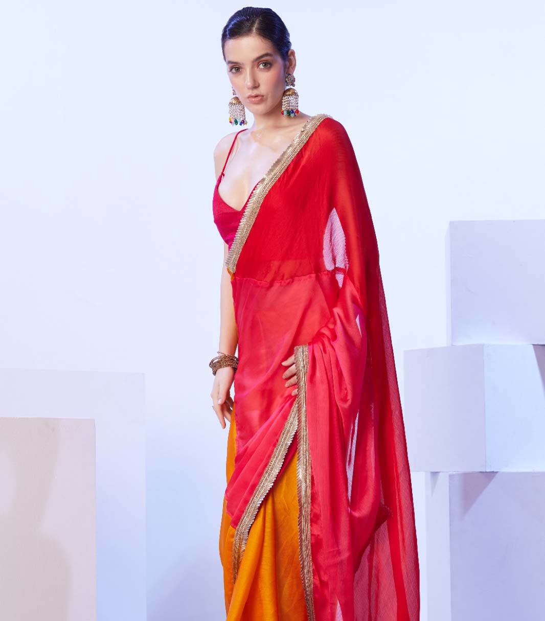 Laxminam Op-833 Satin Moss Wholesale Fancy Sarees Catalog