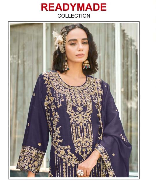 Khas D Num _4419 Chinon Wholesale Pakistani Readymade Salwar Suit Catalog