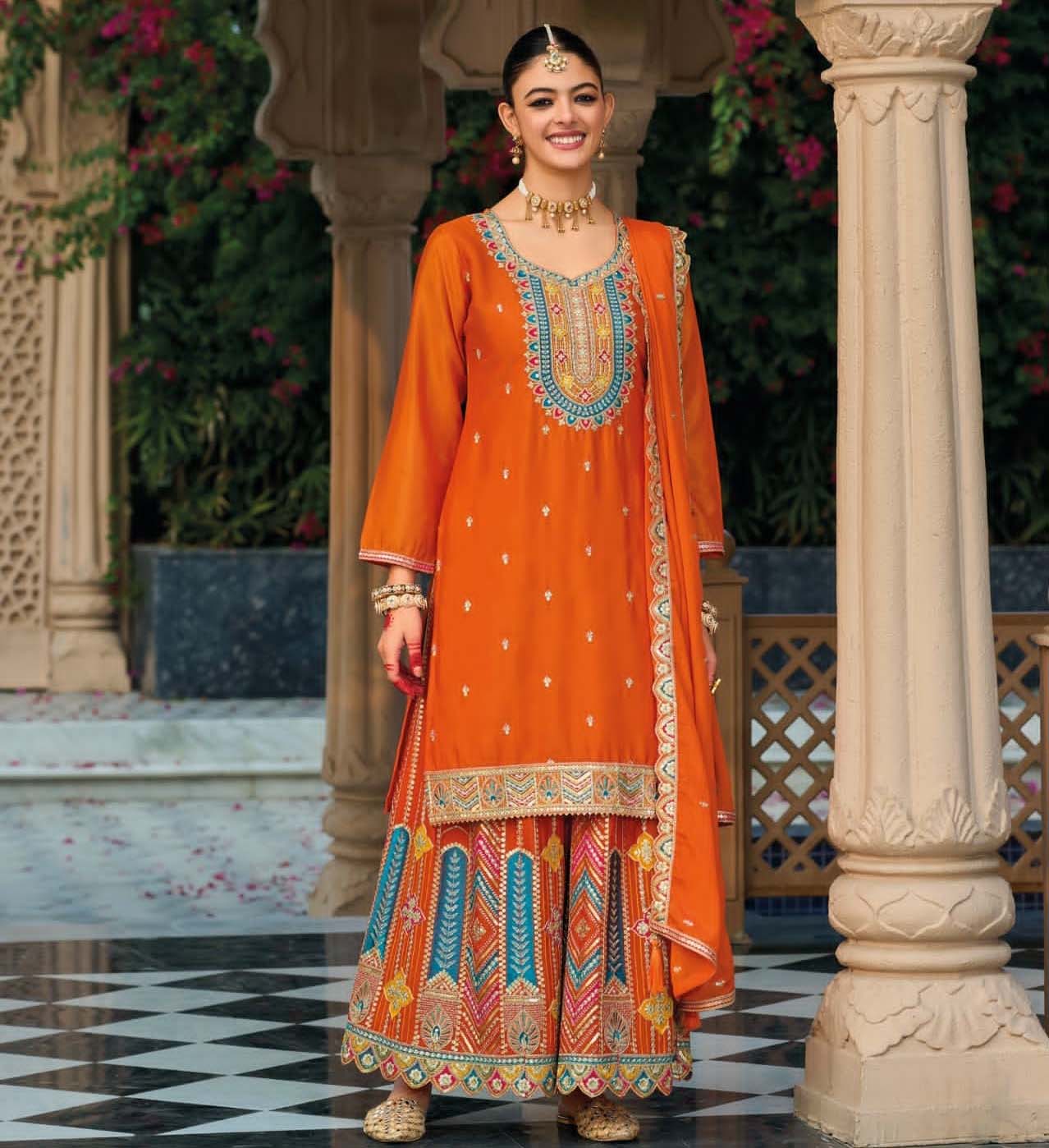 Eba Lifestyle Mohini Hevey Chinon Wholesale Designer Readymade Salwar Suit Catalog