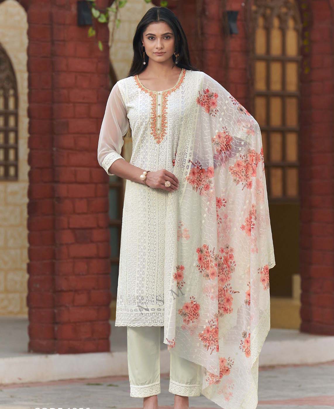 Vardan Ethnic Kumb Softy Heavy Georgette Wholesale Readymade Salwar Suit Catalog