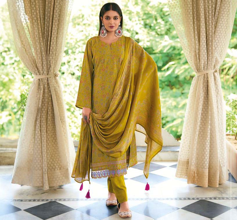 Ibiza Kantha Kari Vol-2 Pure Modal Silk Digital Print Wholesale Fancy Salwar Suit Catalog