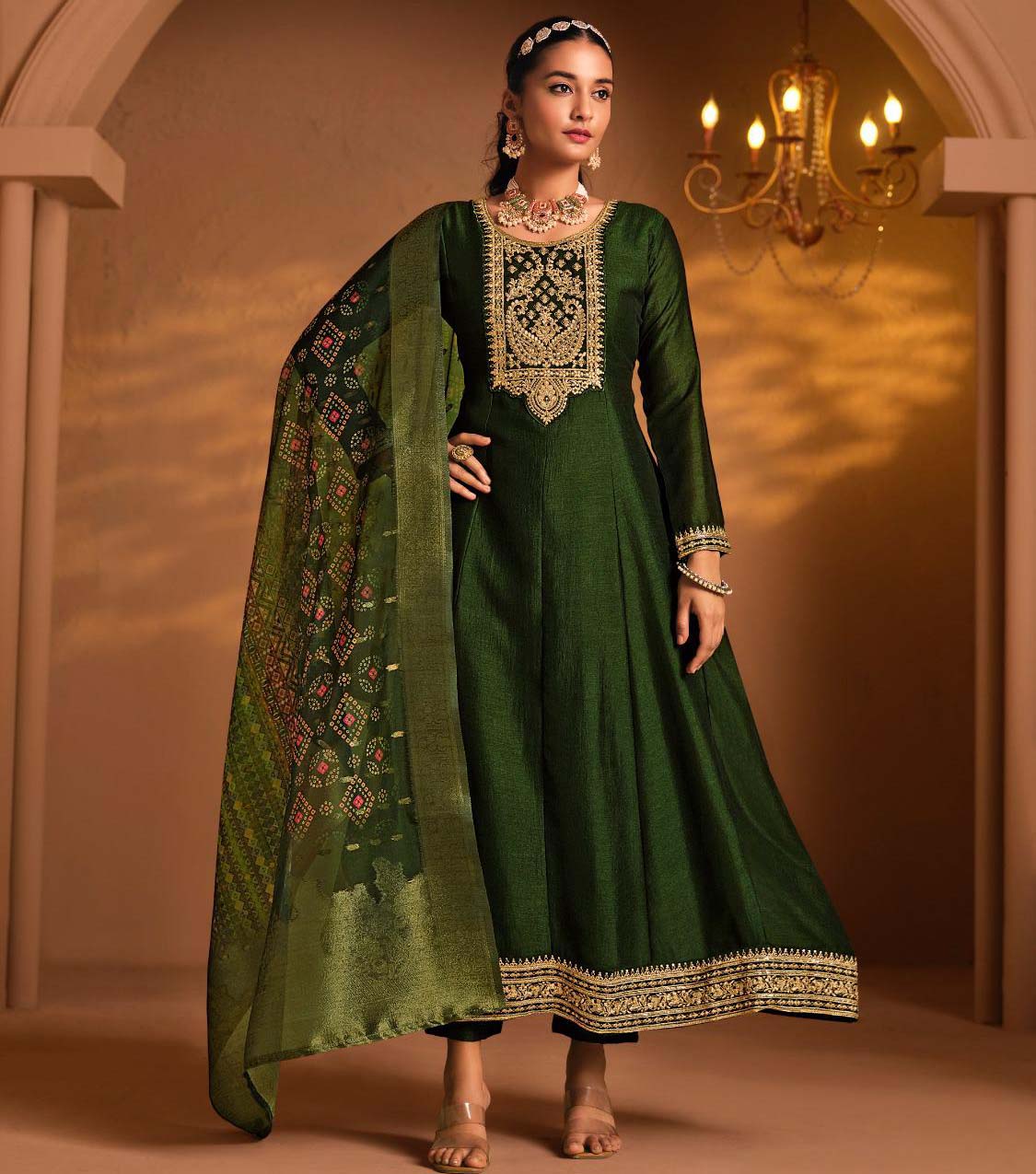 Lady Leela Shayari Vichitra Silk Wholesale Readymade Salwar Suit Catalog