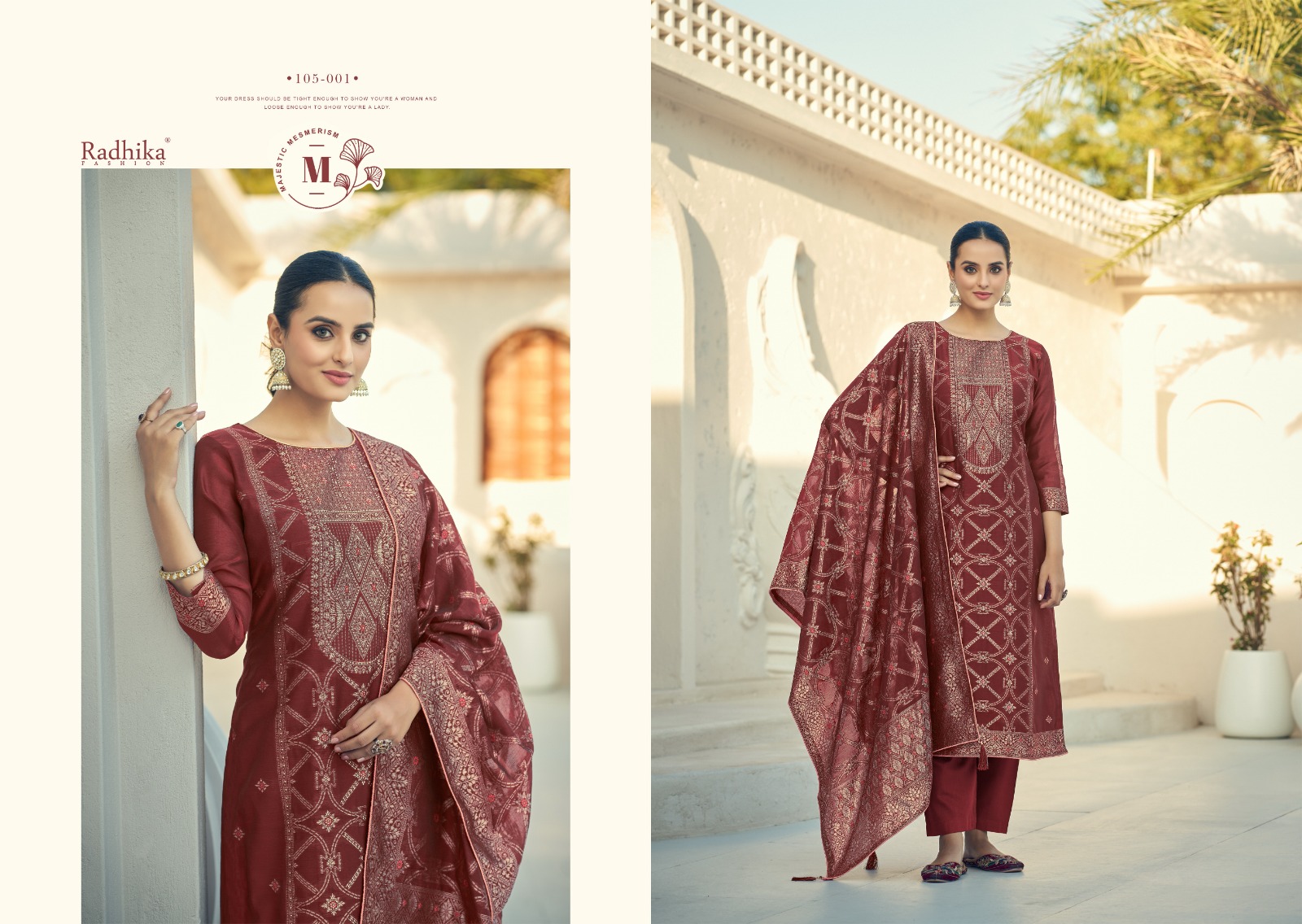 Azara Banarashi Adah Cotton Jaqared Wholesale Fancy Salwar Suit Catalog - Image 6