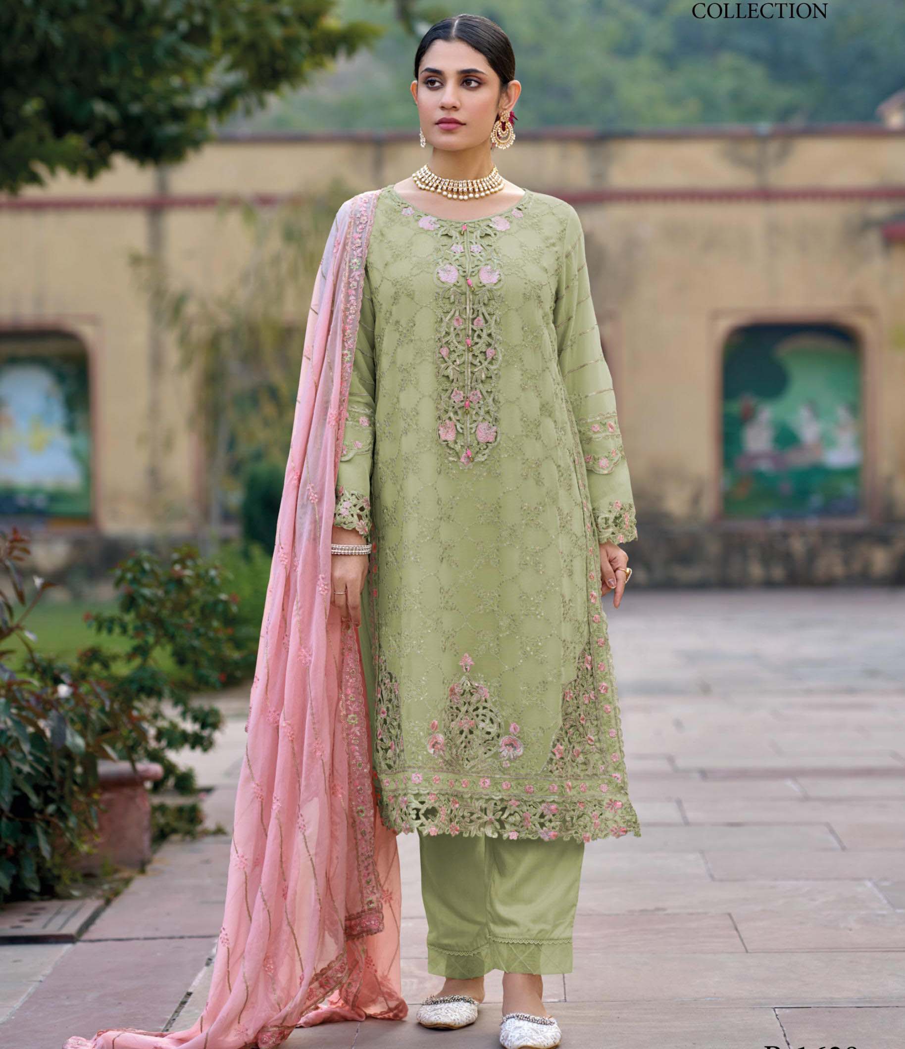 Shree Fabs Dn 1628 Ragga Siffon Wholesale Pakistani Readymade Salwar Suit Catalog