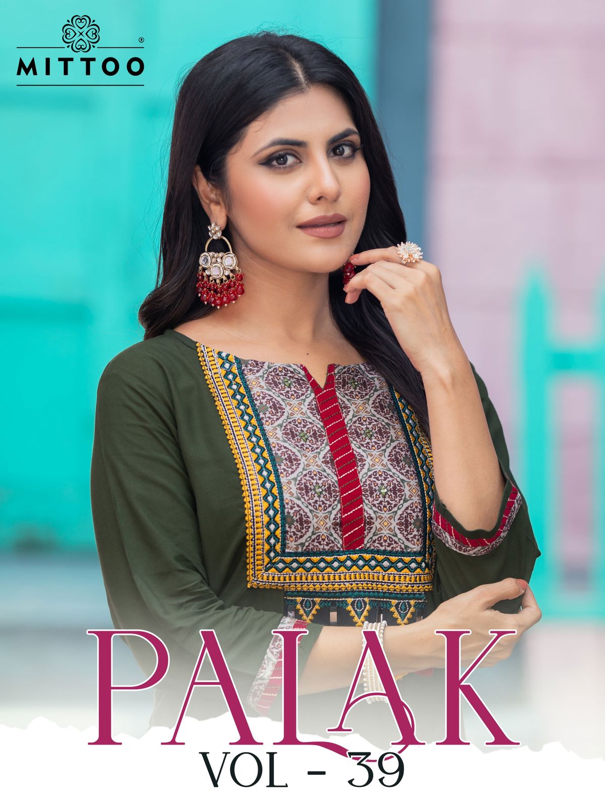 Mittoo Palak Vol 39 Heavy Rayon Wholesale Fancy Kurtis Catalog