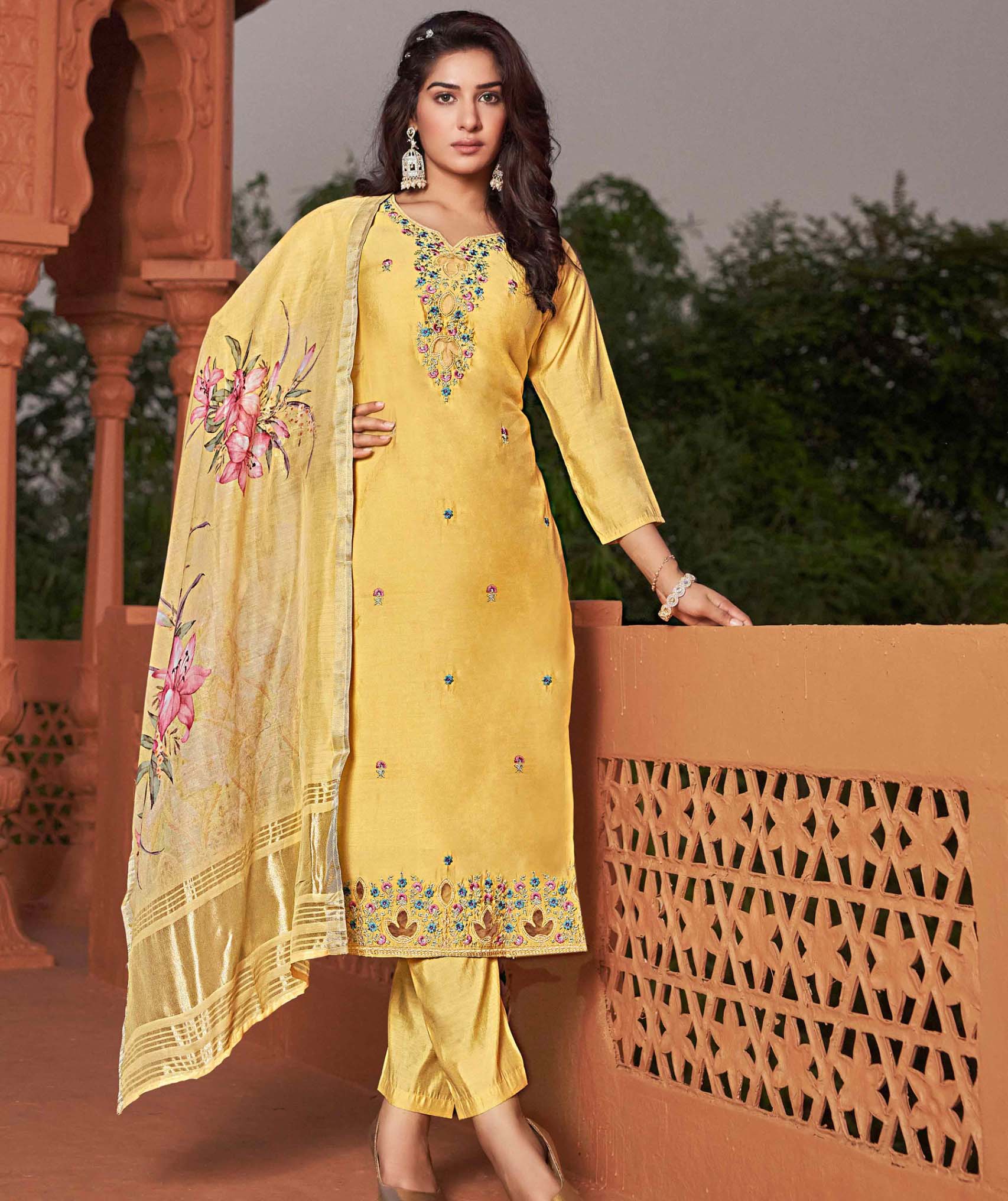 Rangmaya Angel Roman Wholesale Readymade Salwar Suit Catalog