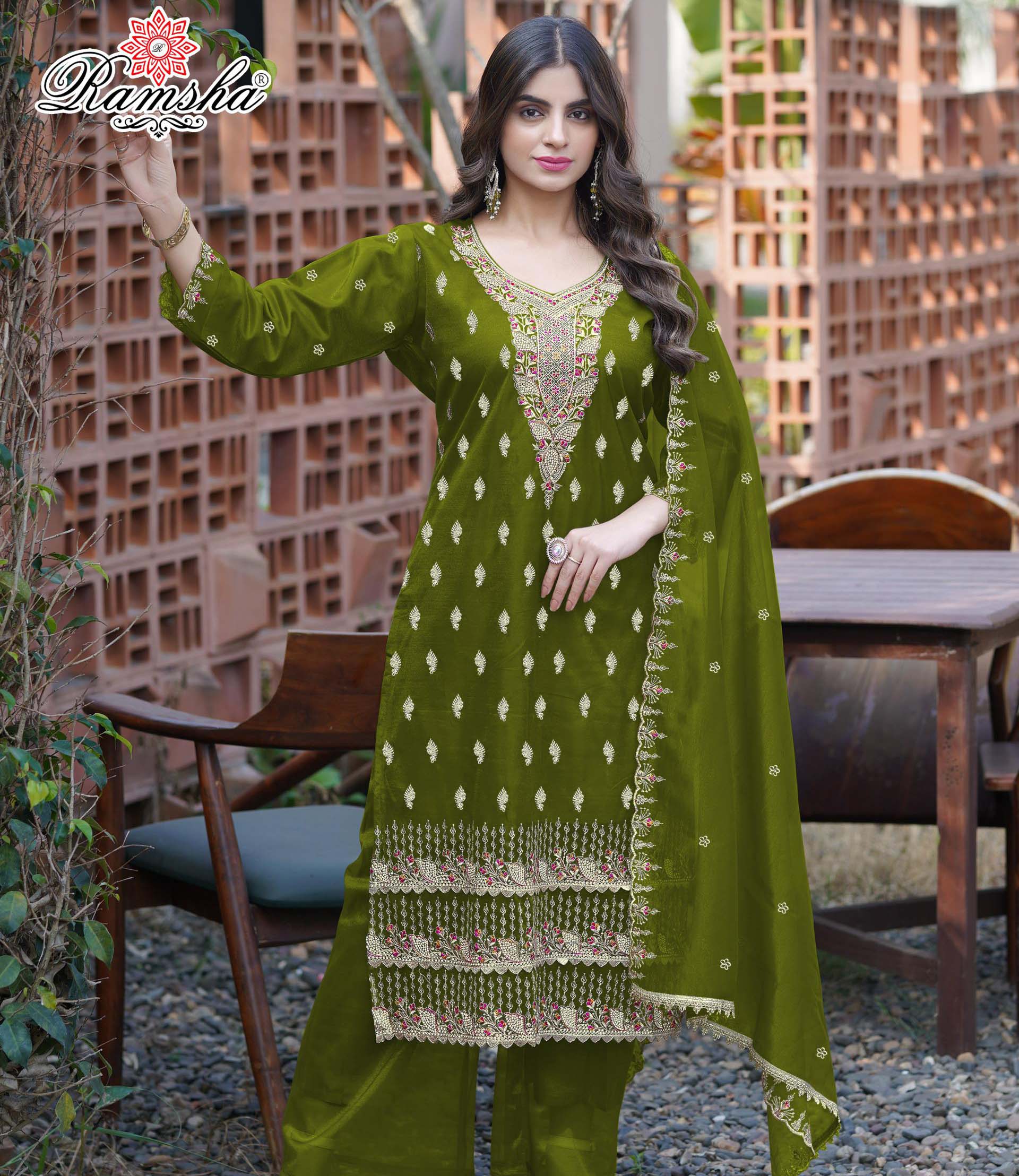 Ramsha R-1229 Nx Simmer Wholesale Pakistani Readymade Salwar Suit Catalog