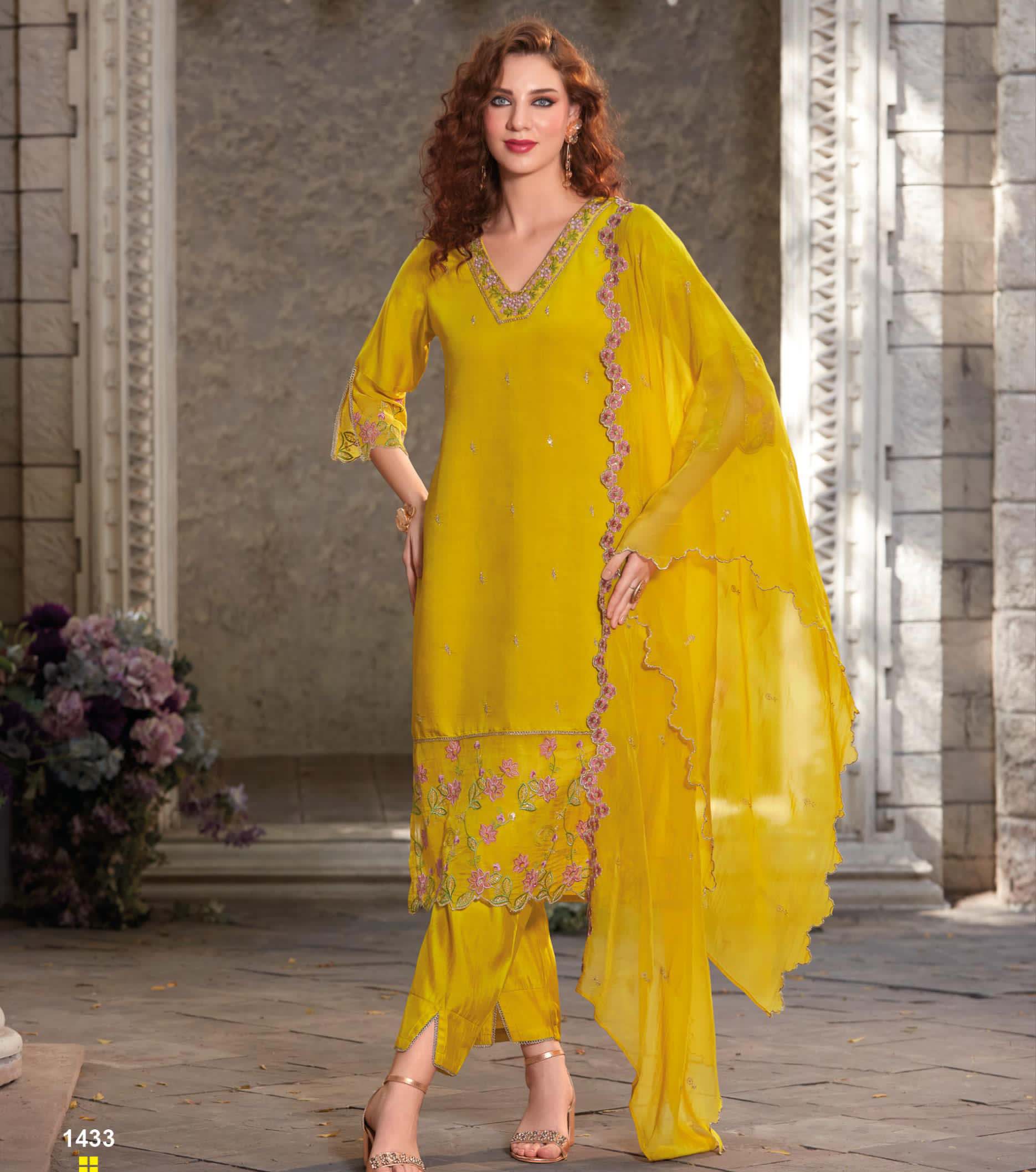 Lady Leela Swaara Viscose Silk Wholesale Readymade Salwar Suit Catalog