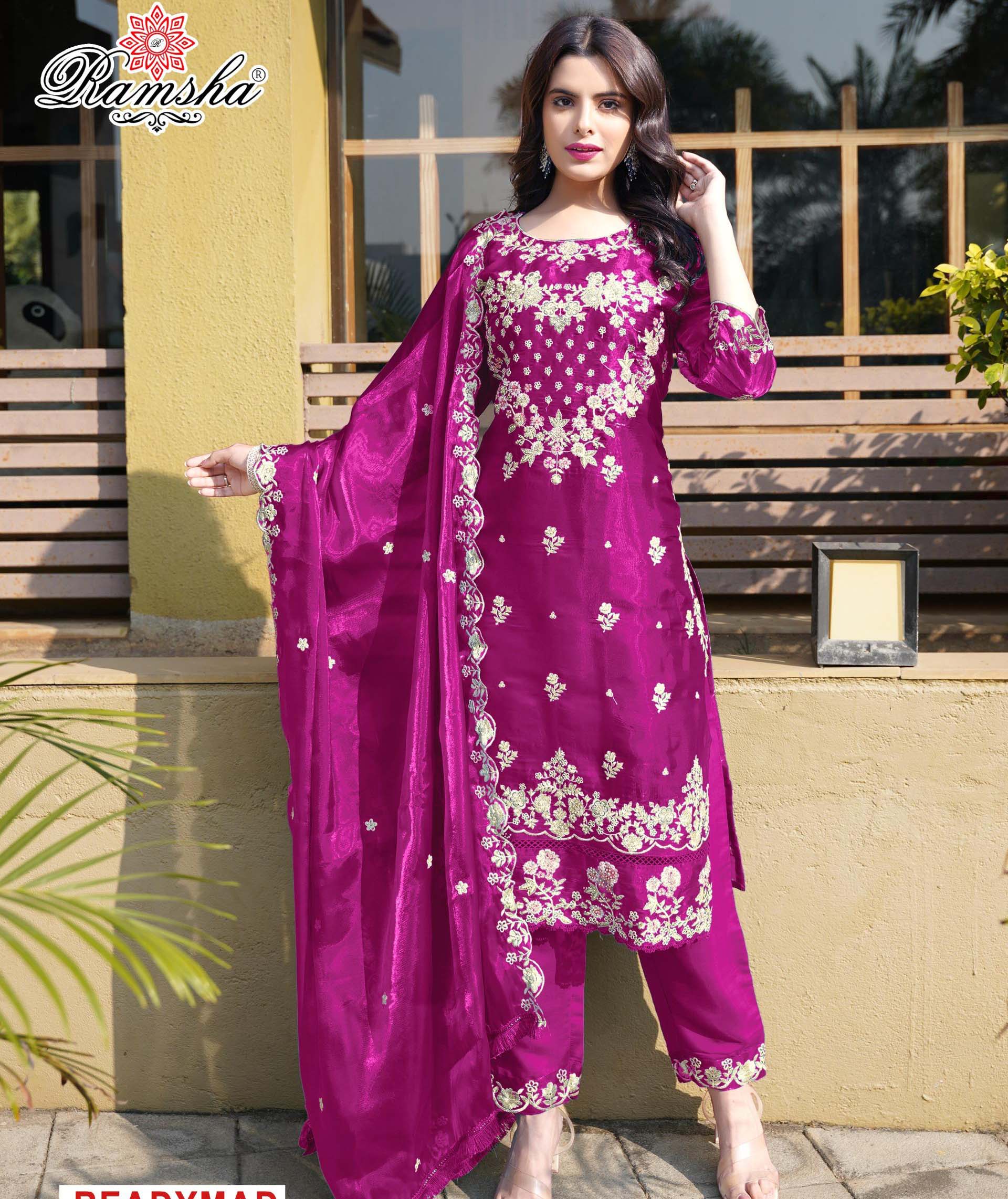 Ramsha R-1242 Nx Jimi Chu Wholesale Readymade Salwar Suit Catalog