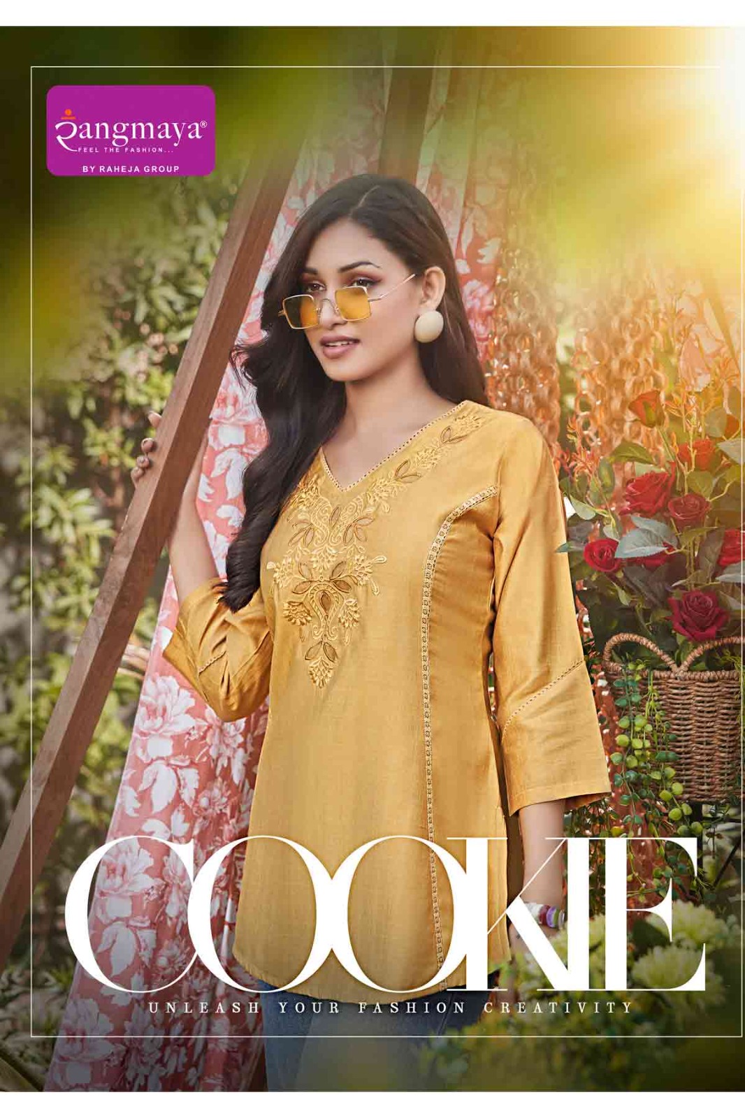 Rangmaya Cookie Vartigan Wholesale Tunic Short Top Catalog