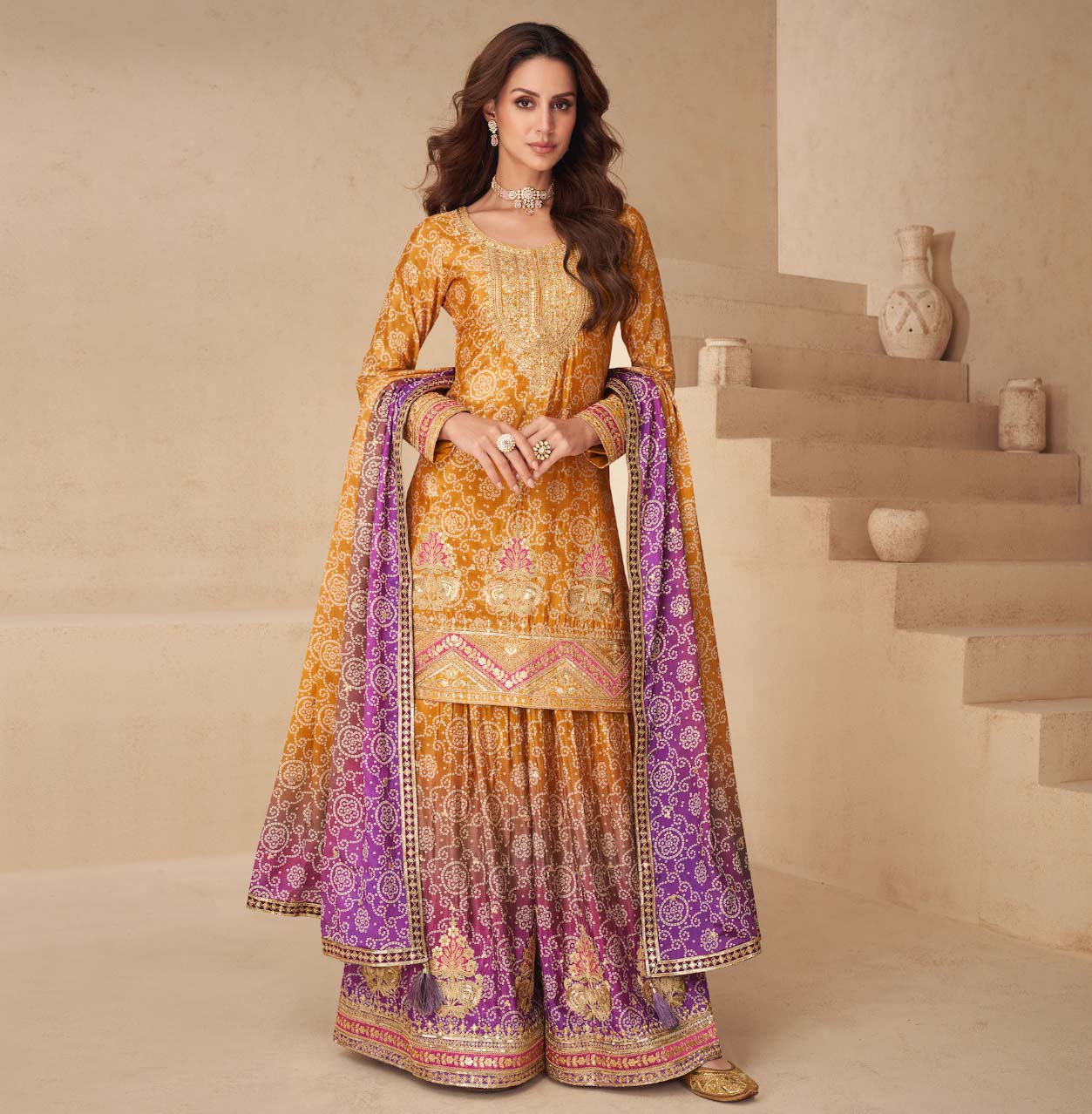 Aashirwad Netra Premium Chinnon Silk Wholesale Designer Salwar Suit Catalog