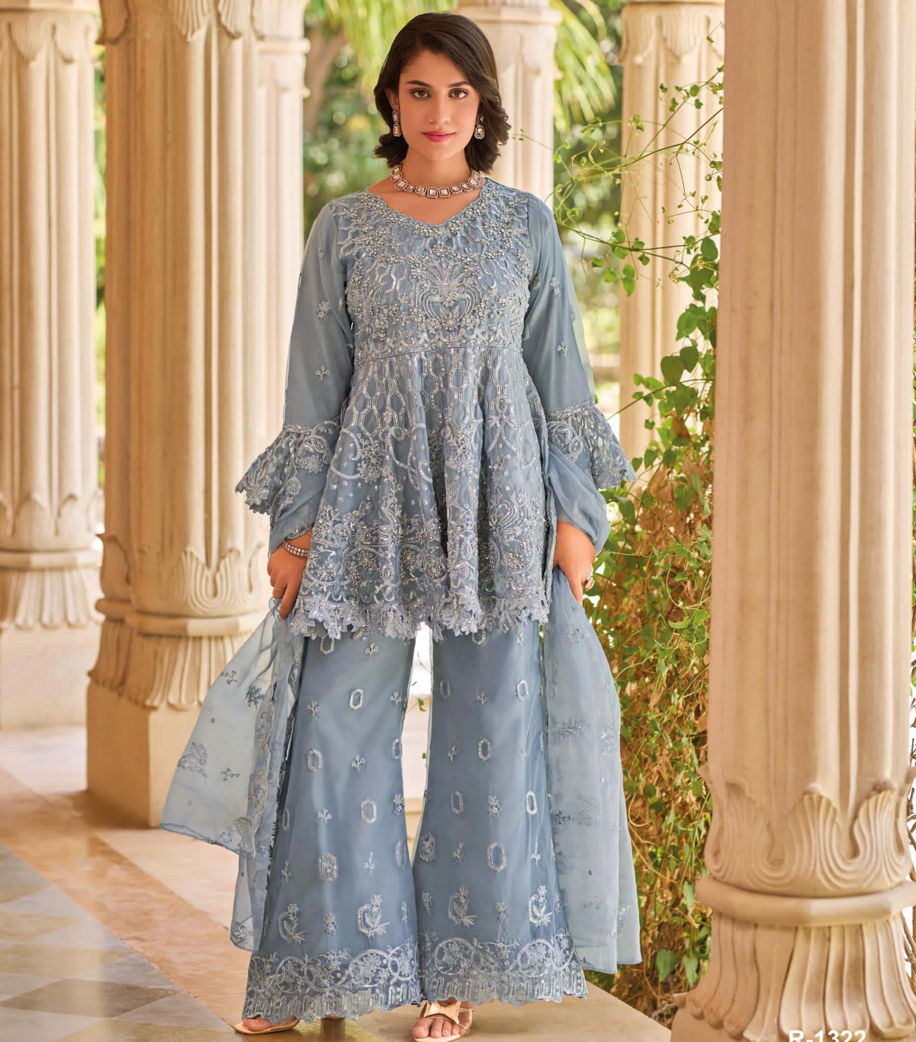 Shree Fabs R 1322 Organza Wholesale Pakistani Readymade Salwar Suit Catalog