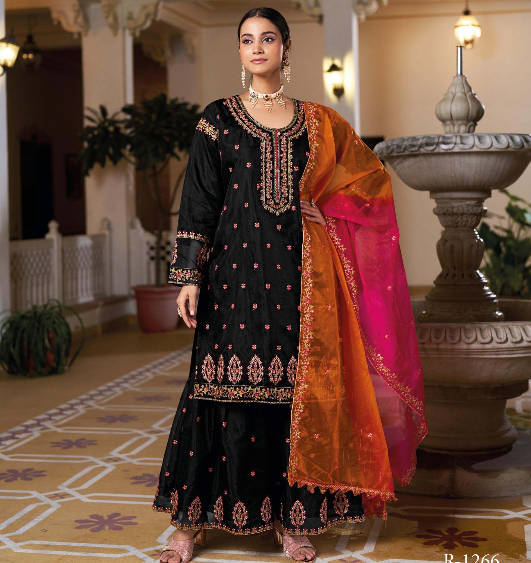 Shree Fabs R 1266 Organza Wholesale Pakistani Readymade Salwar Suit Catalog