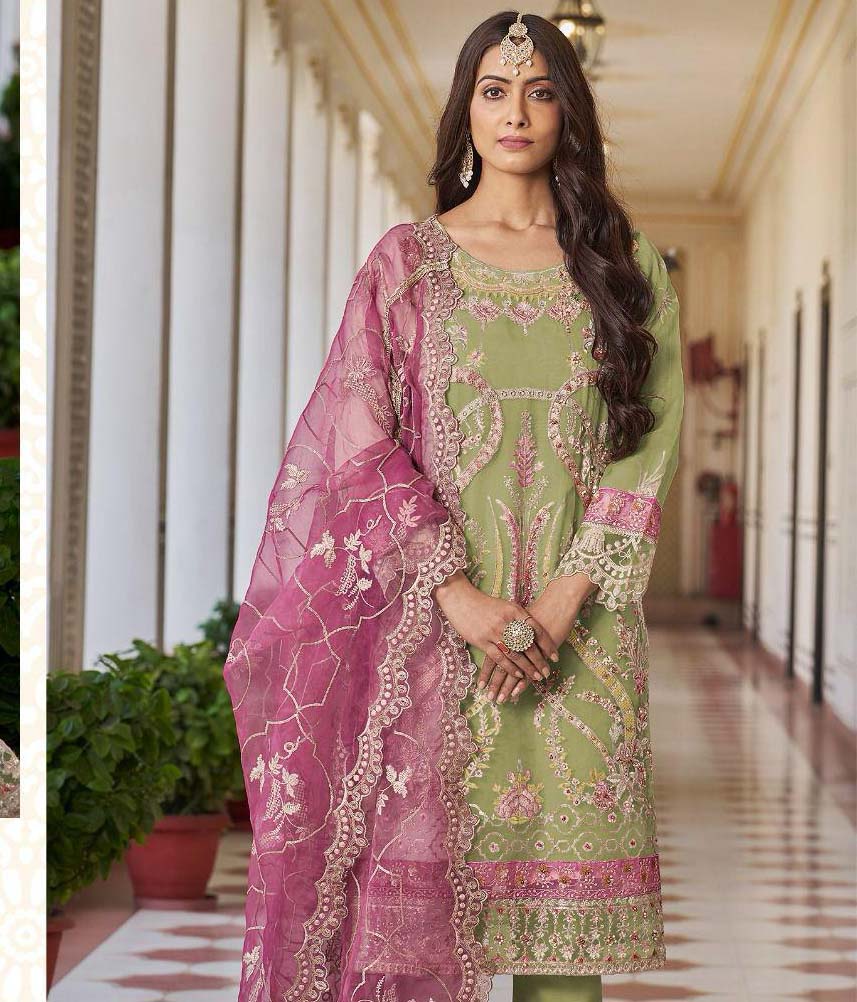 Shree Fabs R 1209 Organza Wholesale Pakistani Readymade Salwar Suit Catalog