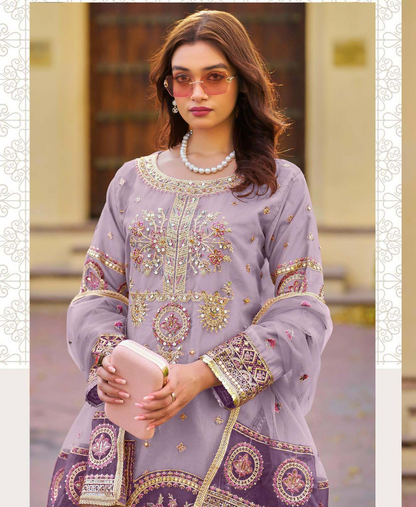 Shree Fabs R 1268 Organza Wholesale Pakistani Readymade Salwar Suit Catalog