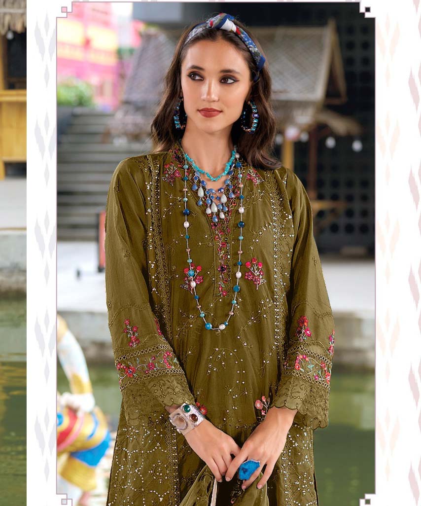 Fepic 1934 Organza Wholesale Pakistani Salwar Suit Catalog