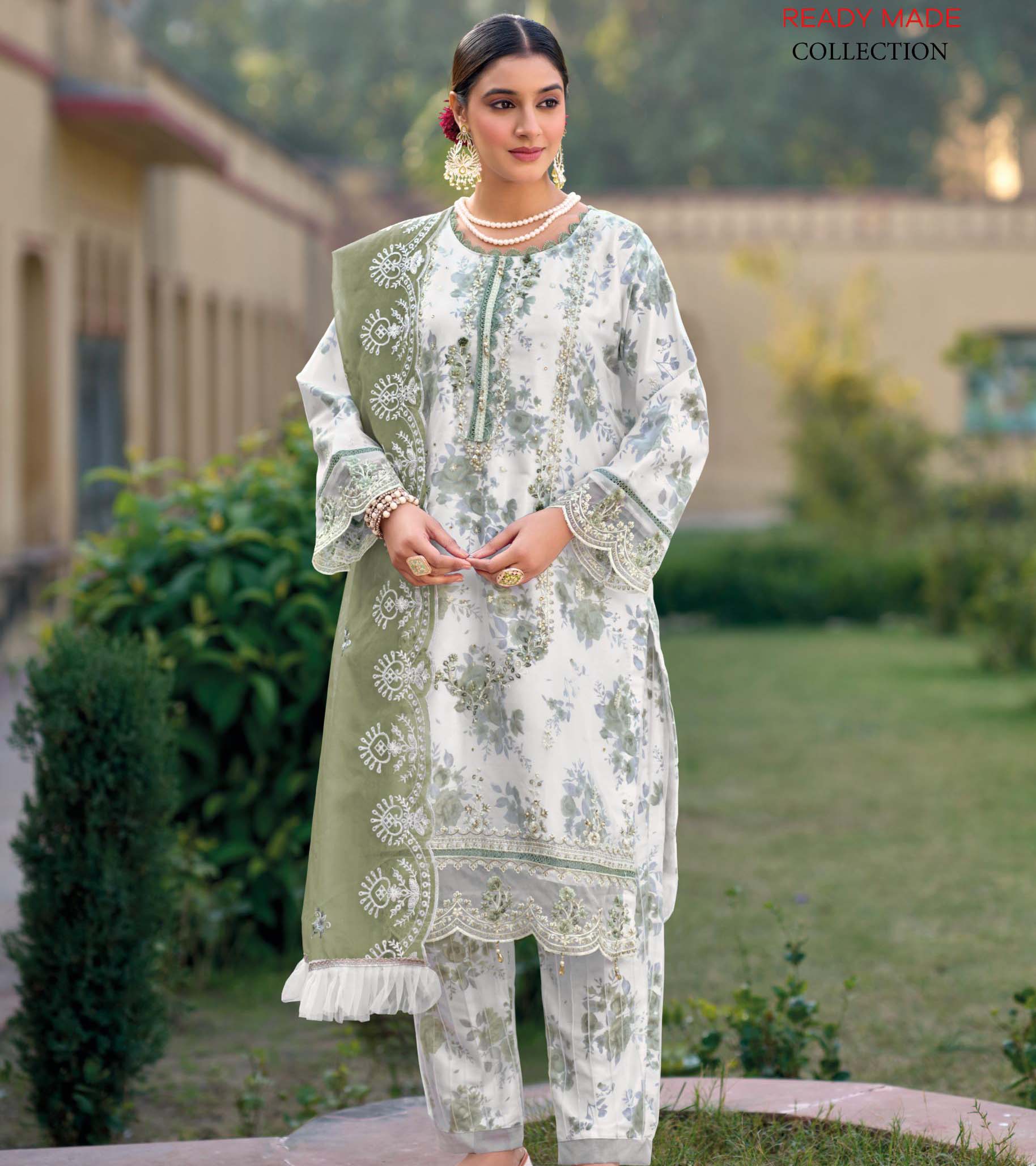 Shree Fabs R 1398 Organza Wholesale Pakistani Readymade Salwar Suit Catalog