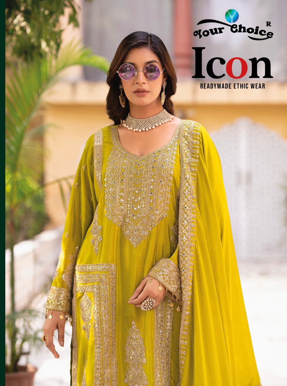 Your Choice Icon Heavy Chinon Wholesale Pakistani Salwar Suit Catalog