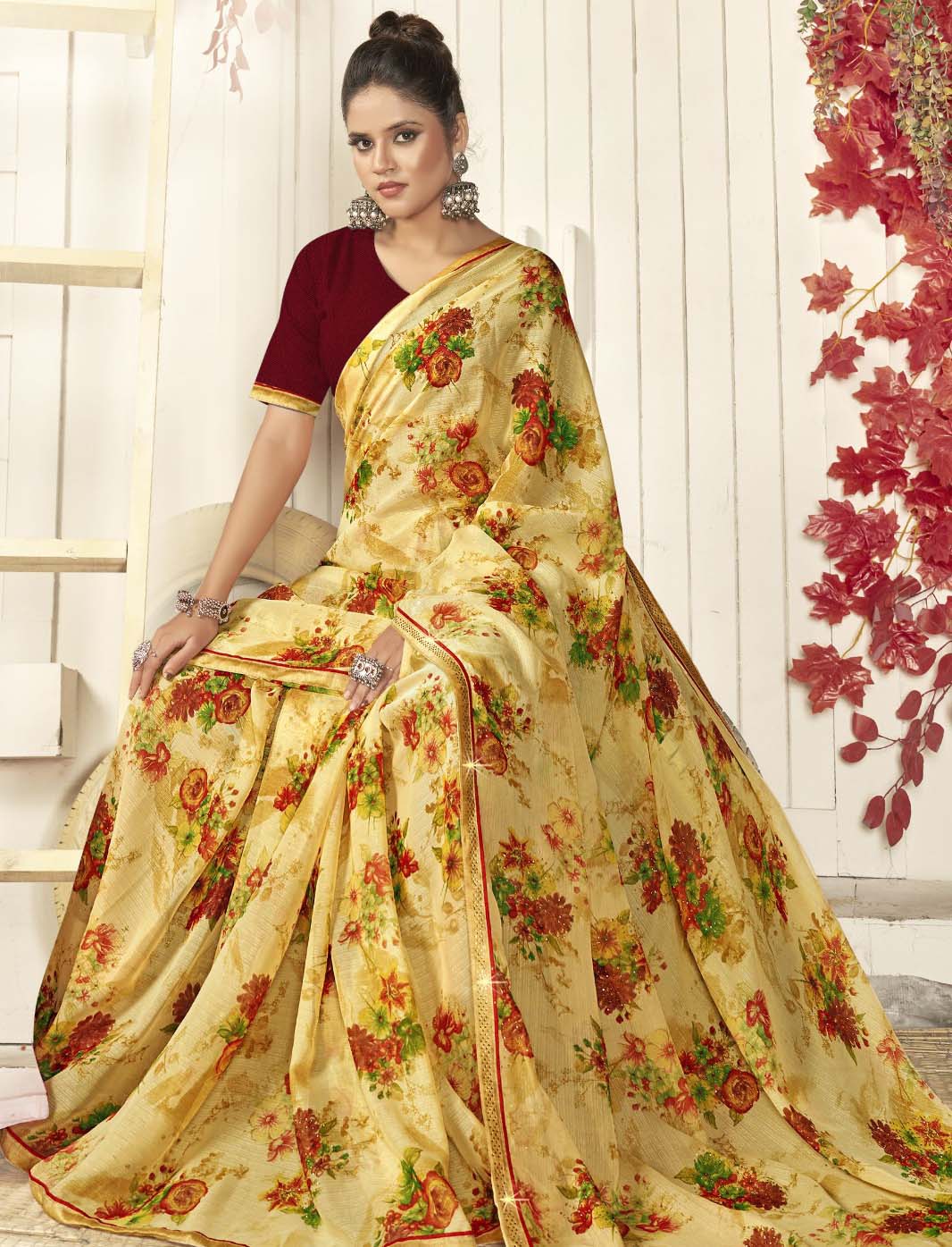 Vallabhi Lite Express Georgette Wholesale Fancy Sarees Catalog