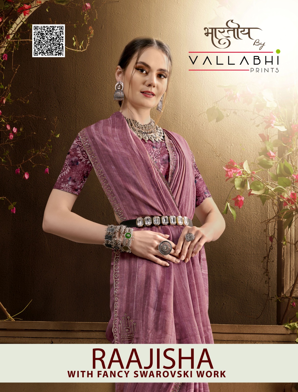Vallabhi Print Raajisha Georgette Wholesale Fancy Sarees Catalog
