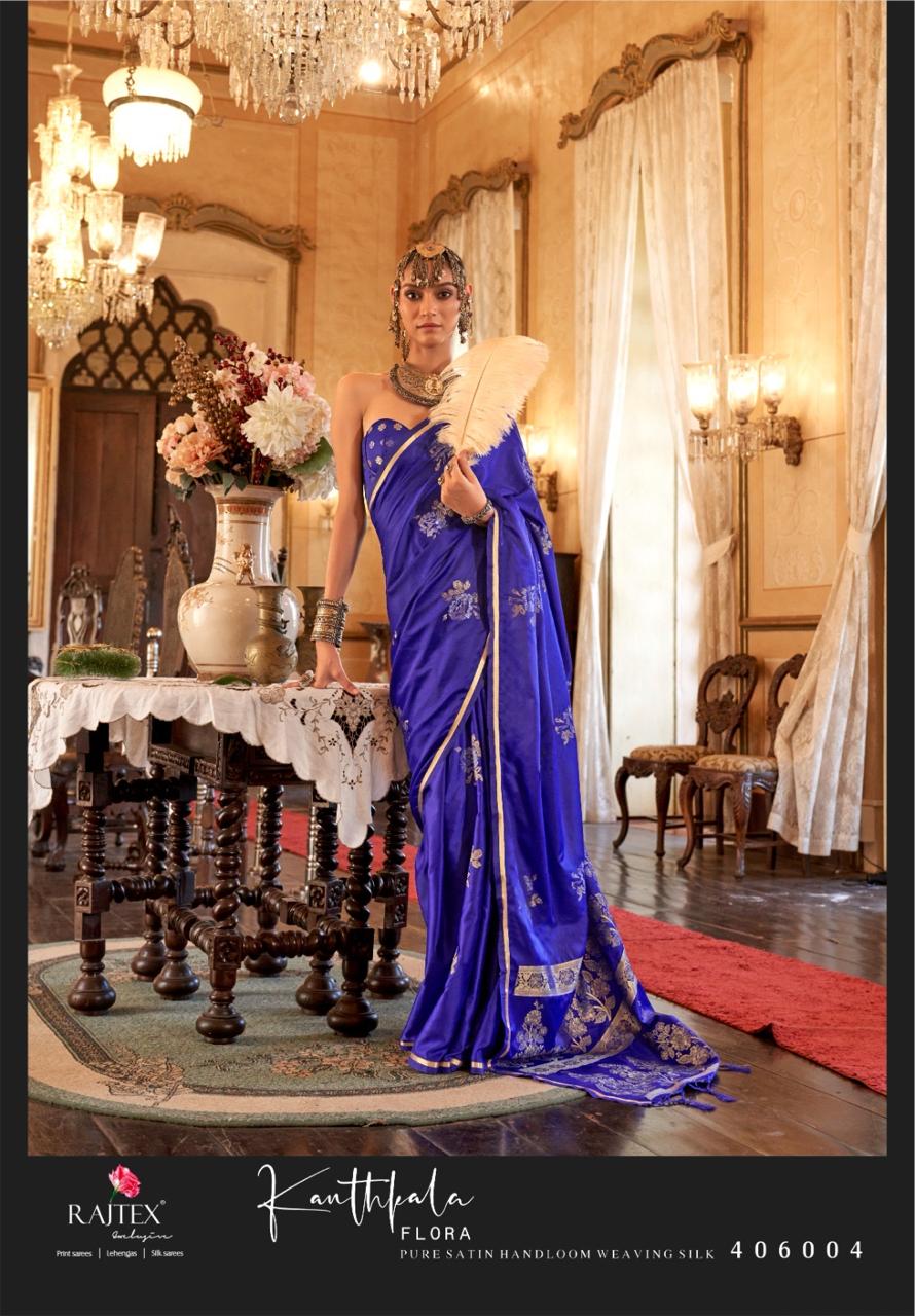 Rajtex Flora Silk Wholesale Fancy Sarees Catalog - Image 4