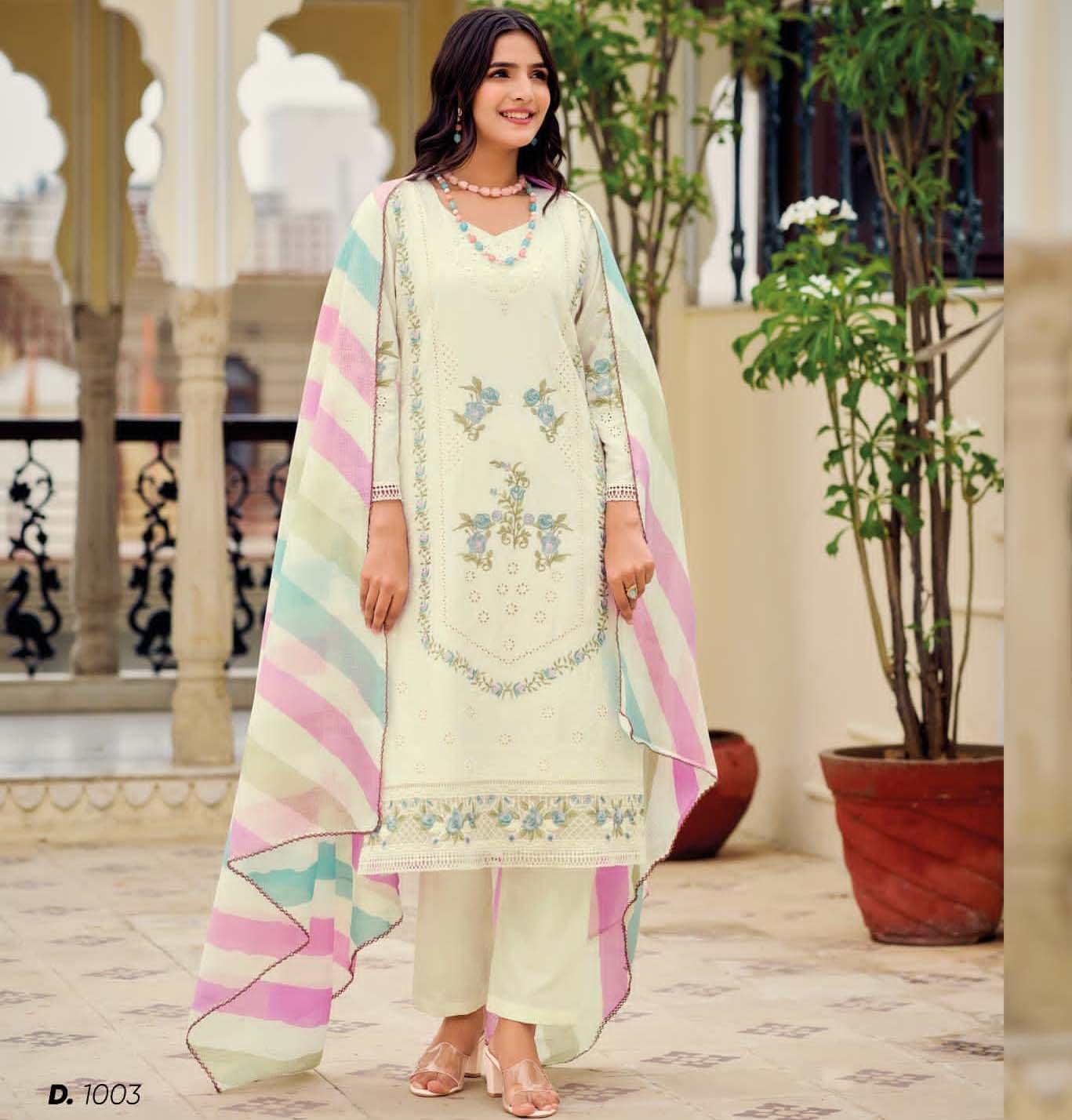 Shraddha Designer Mariya Pure Cotton Wholesale Pakistani Salwar Suit Catalog