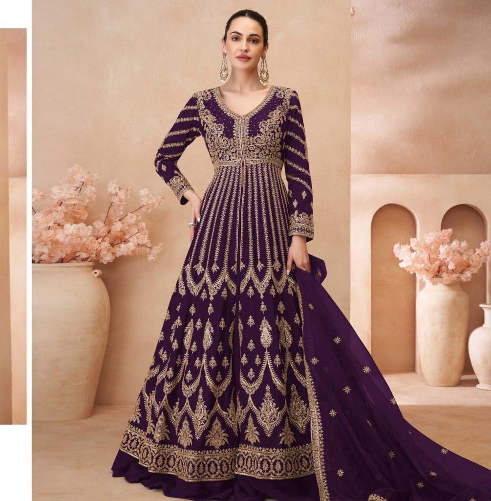 Sayuri Designer Naari Premium Real Chinon Silk Wholesale Designer Salwar Suit Catalog