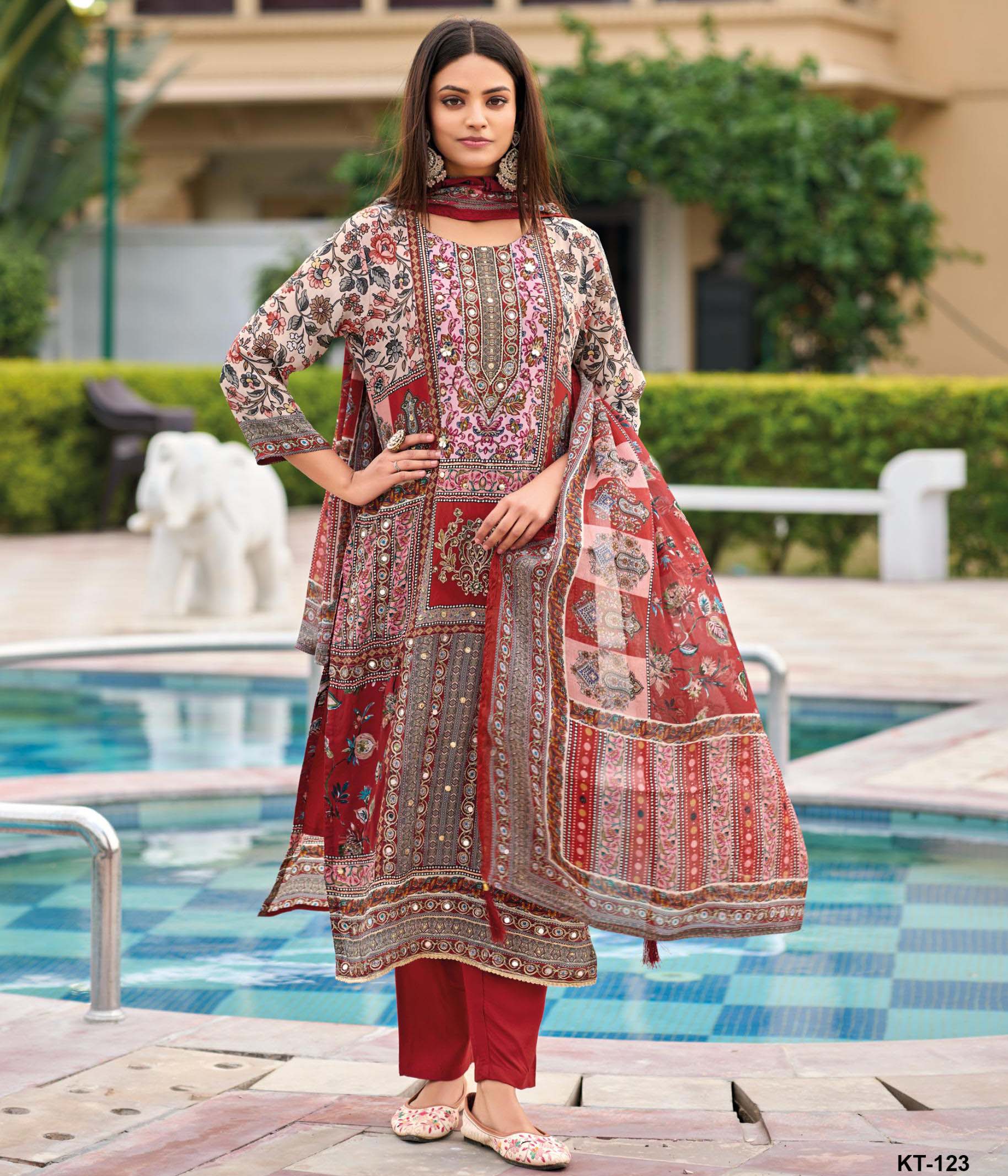 Shree Fabs Kt 121 Pure Viscous Crepe Digital Prin Wholesale Pakistani Readymade Salwar Suit Catalog