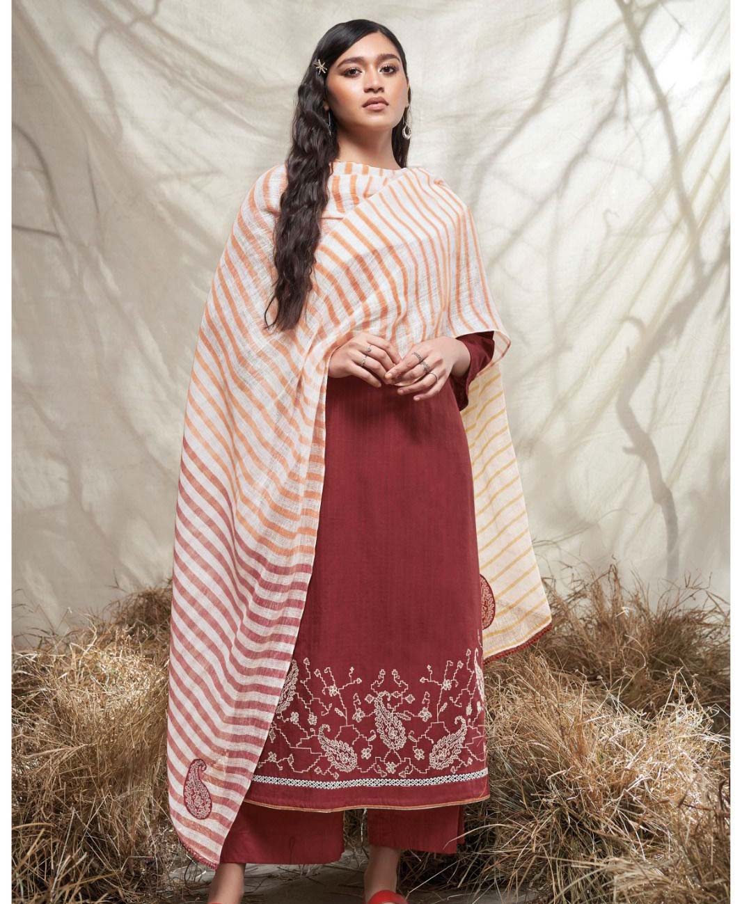 Ganga Leisha 2689 Premium Cotton Dobby Solid Wholesale Fancy Salwar Suit Catalog