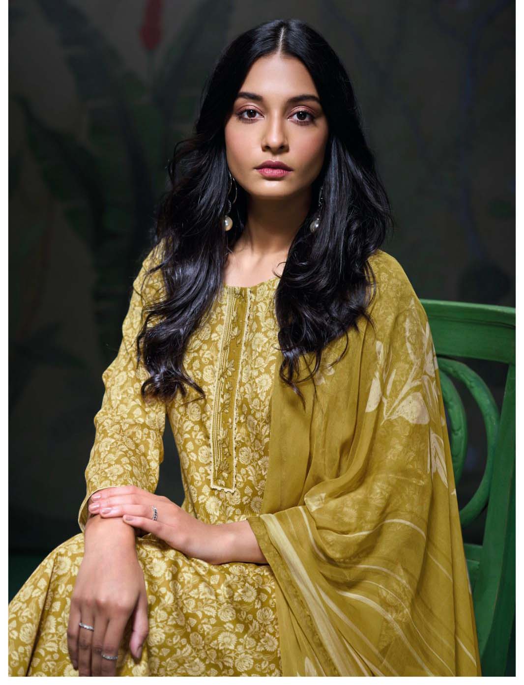 Ganga Aaesha 3157 Premium Cotton Satin Printed Wholesale Fancy Salwar Suit Catalog