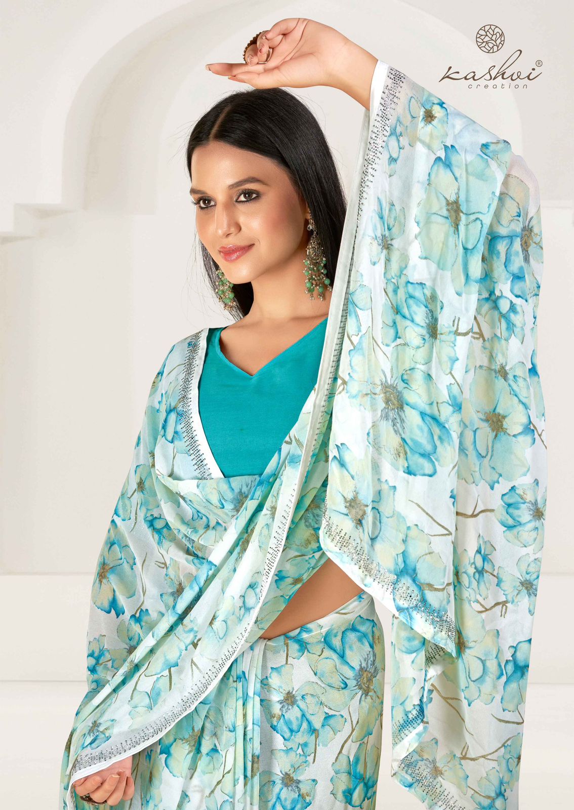 Kashvi Creation Vaishnavi Vol. 03 Georgette Wholesale Fancy Sarees Catalog