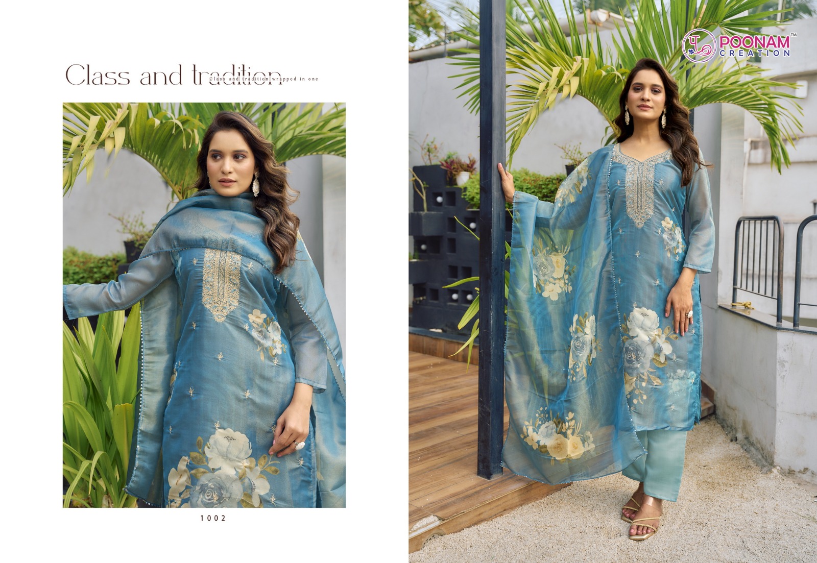 Poonam'S Pashmina Heavy Pure Viscose Wholesale Readymade Salwar Suit Catalog - Image 2