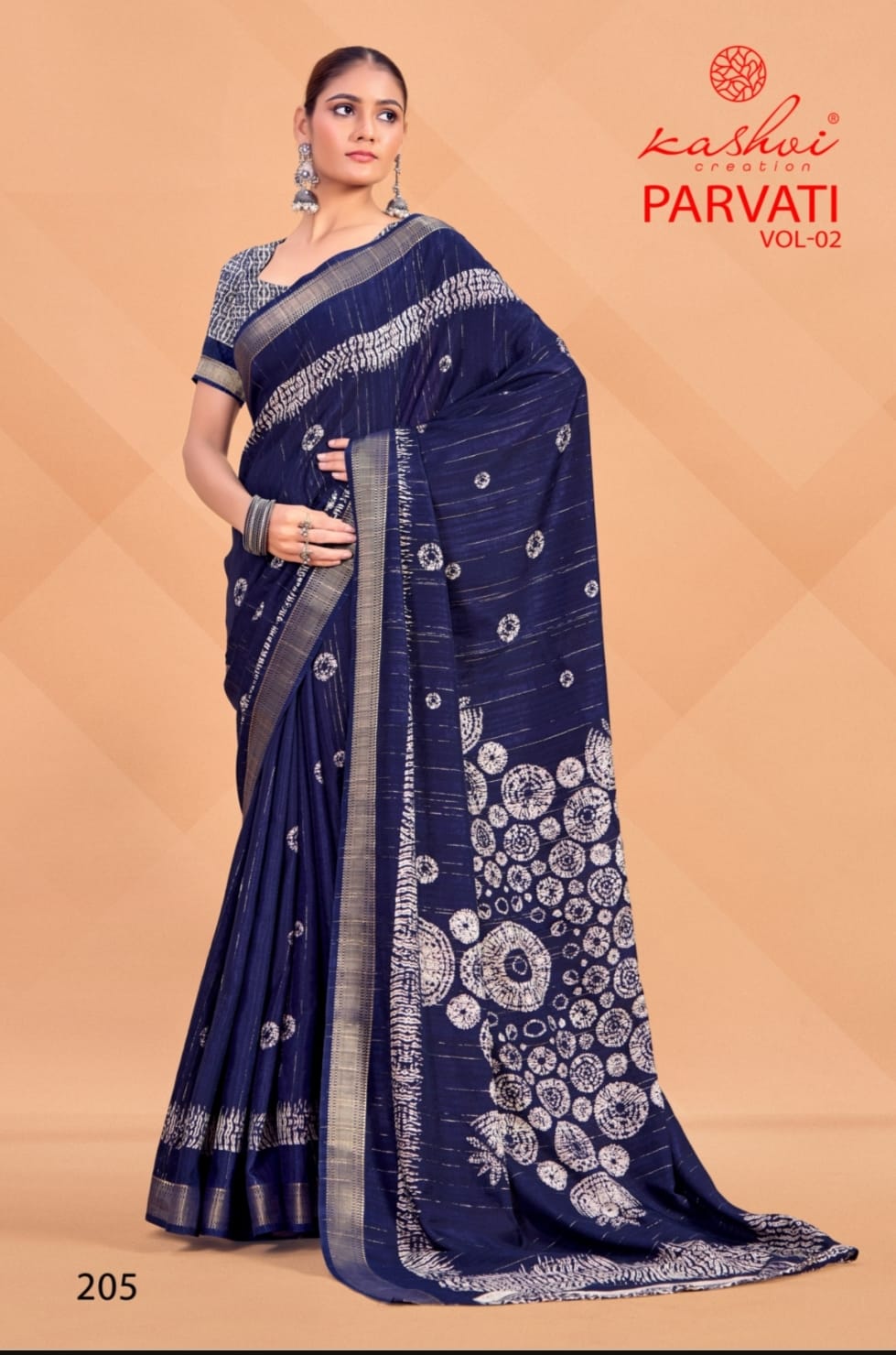 Kashvi Creation Parvati Vol 2 Jacquard Silk Wholesale Fancy Sarees Catalog - Image 2