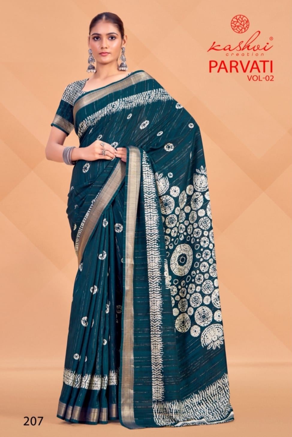 Kashvi Creation Parvati Vol 2 Jacquard Silk Wholesale Fancy Sarees Catalog - Image 8