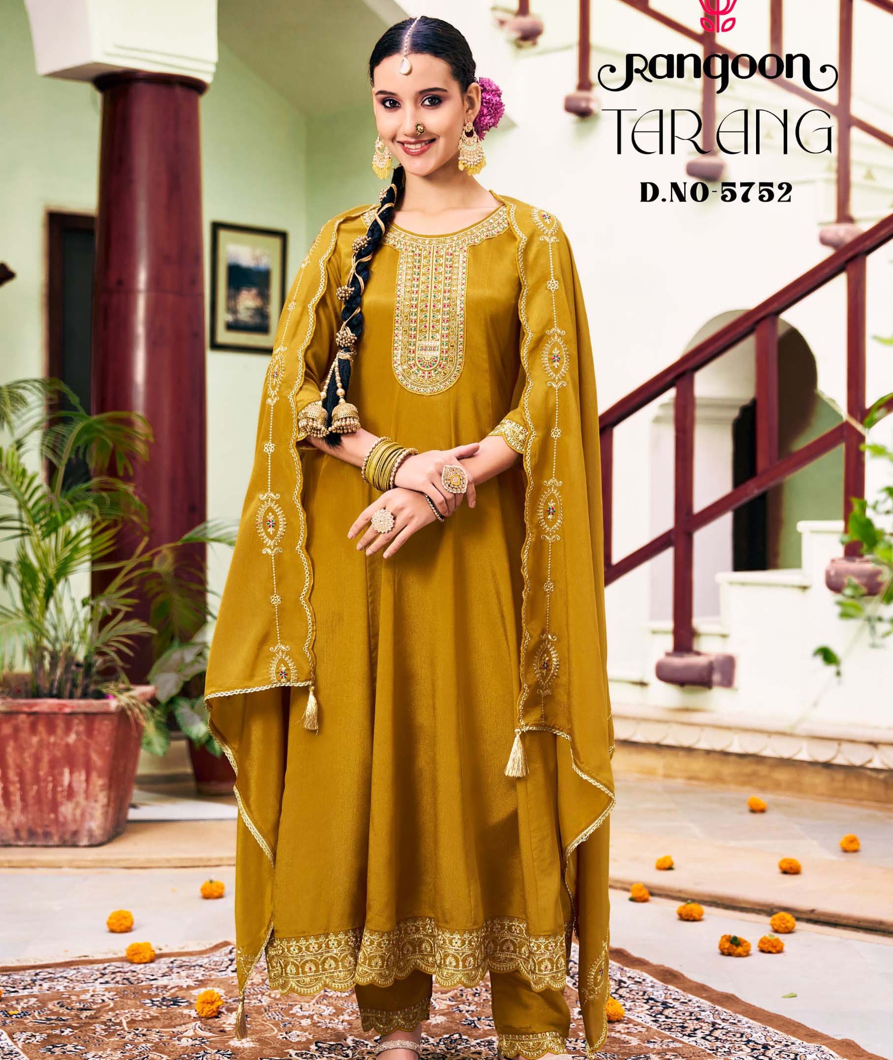 Rangoon Tarang Chinon Silk Wholesale Readymade Salwar Suit Catalog
