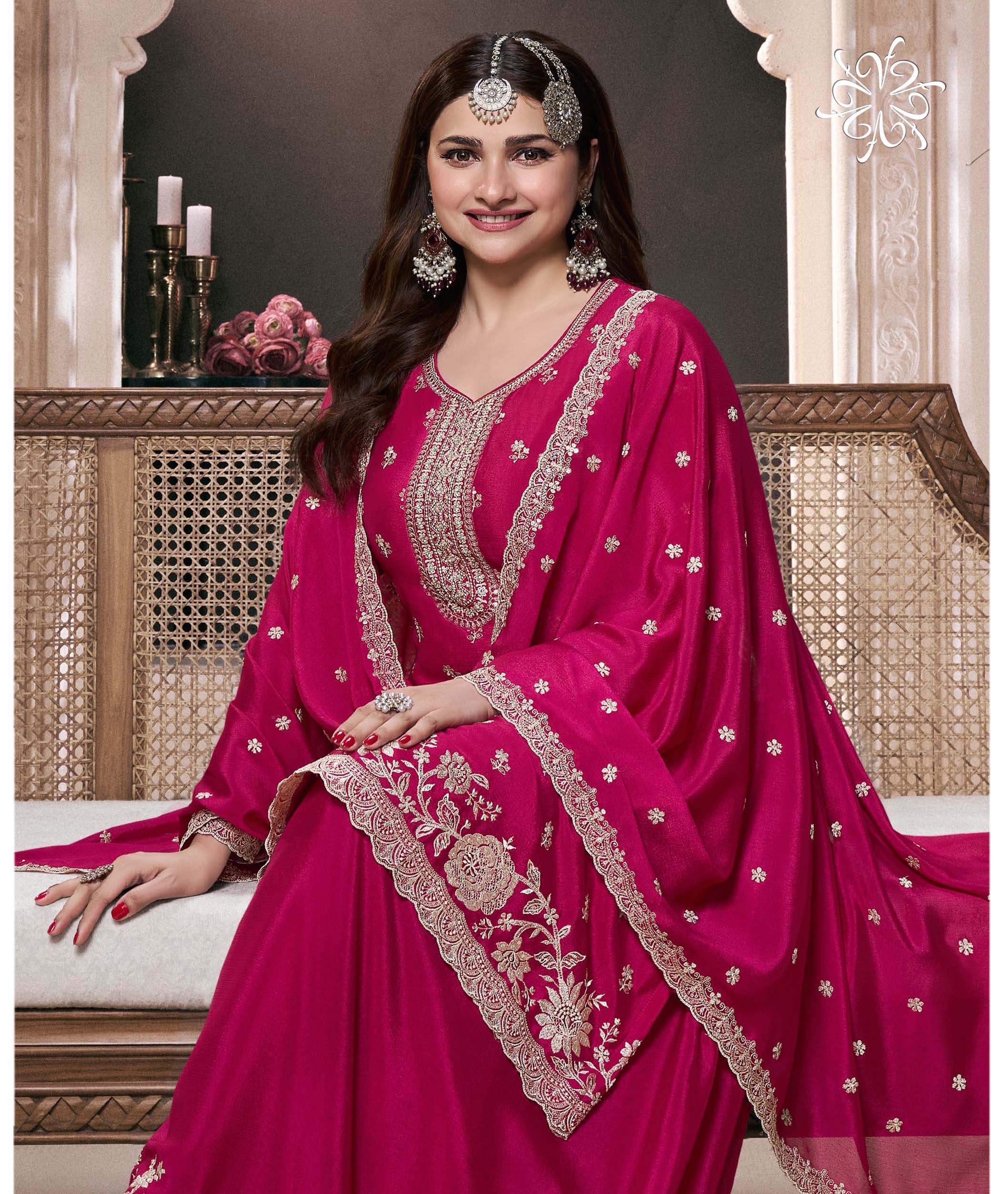 Vinay Fashion Saayori Chinon Wholesale Designer Salwar Suit Catalog