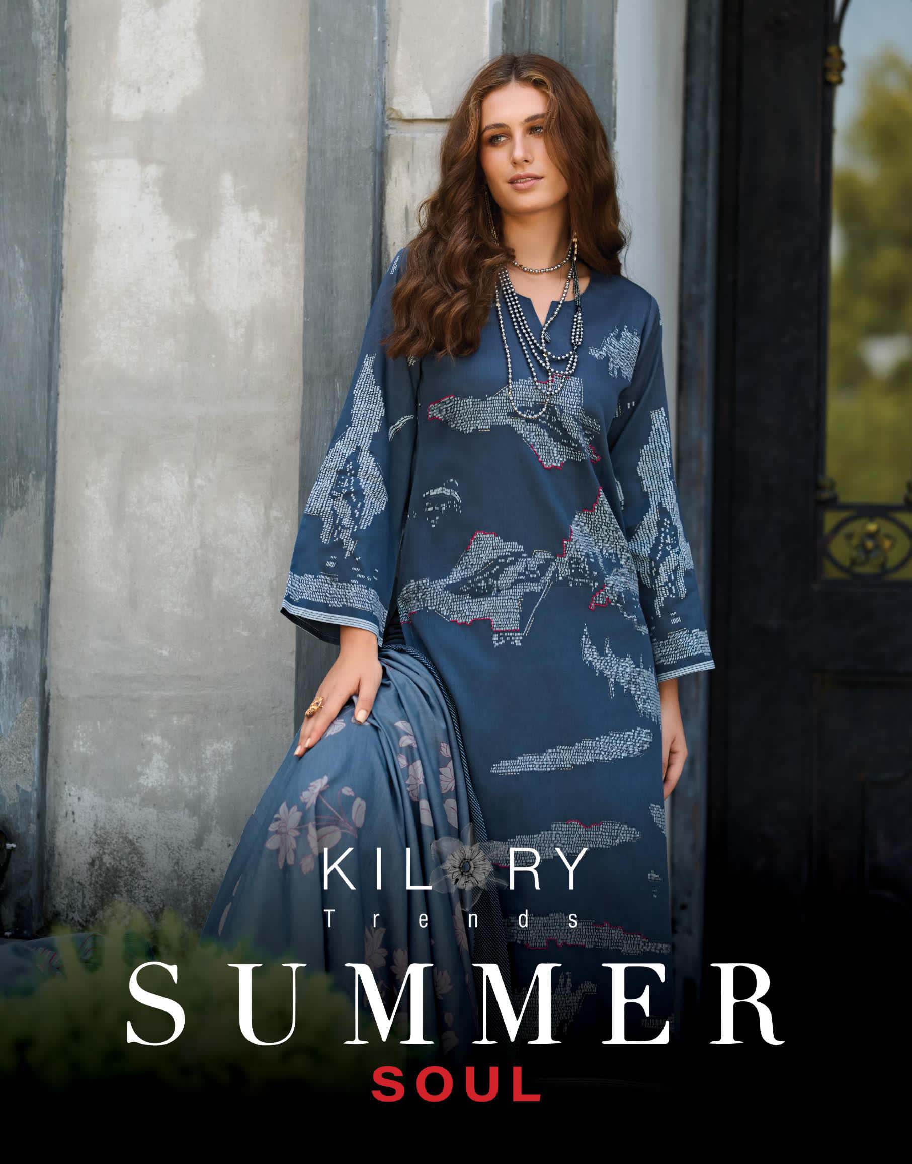 Kilory Trends Summer Soul Pure Jamm Cotton Wholesale Designer Salwar Suit Catalog