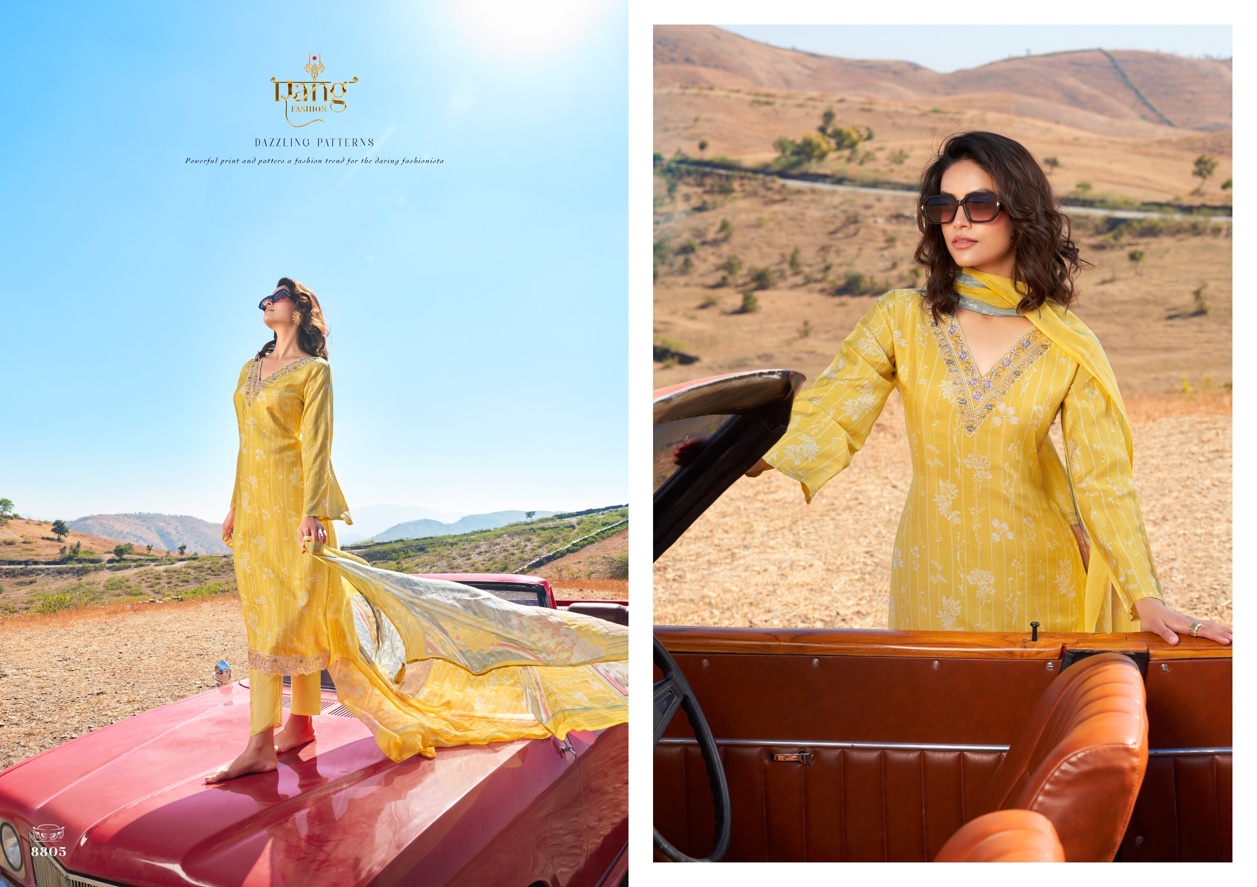 Rang Fashion Summer Shine Vol-6 Pure Viscose Muslin Wholesale Fancy Salwar Suit Catalog - Image 5