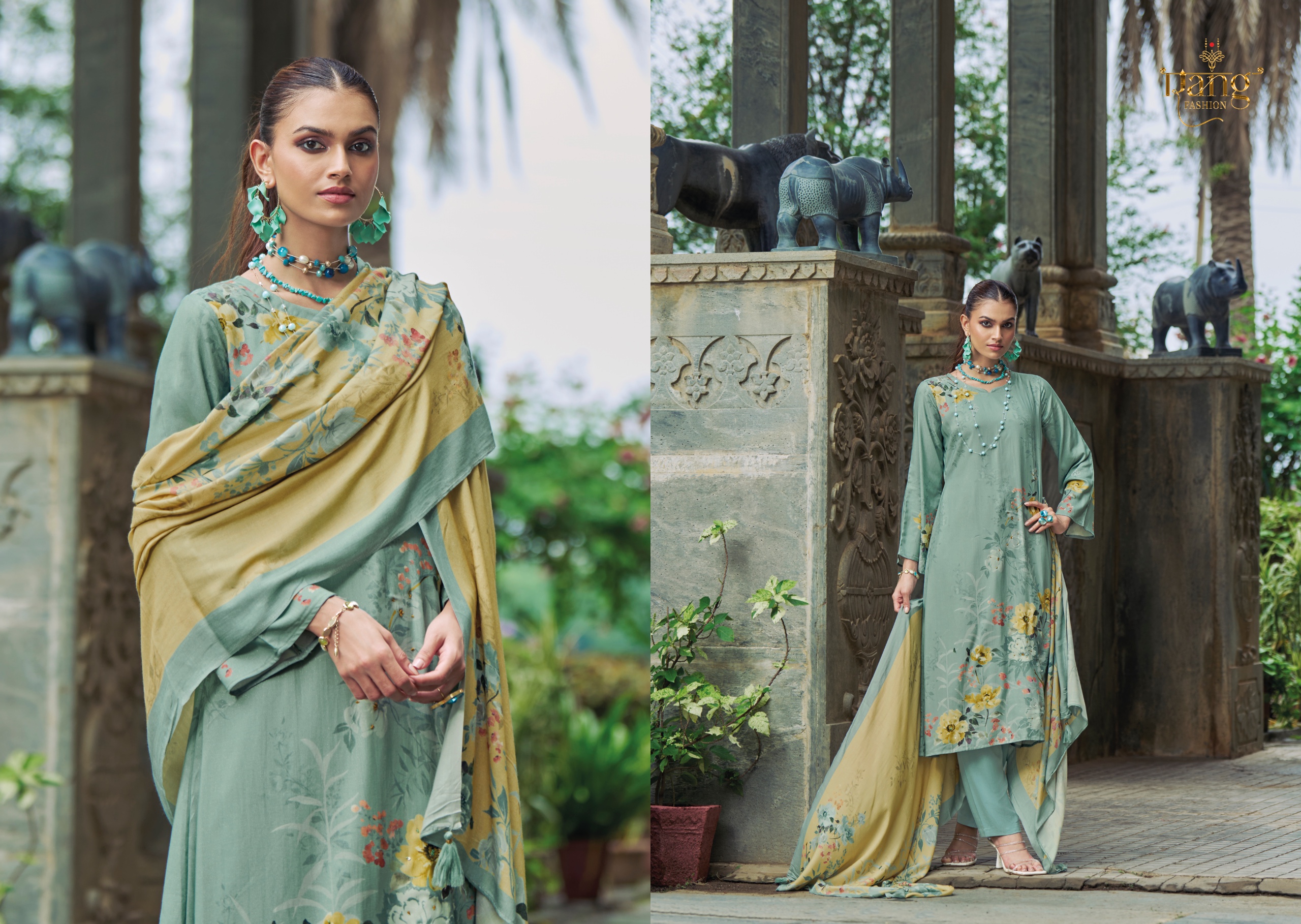 Rang Fashion Venetian Vol-2 Pure Viscose Muslin Wholesale Fancy Salwar Suit Catalog - Image 2