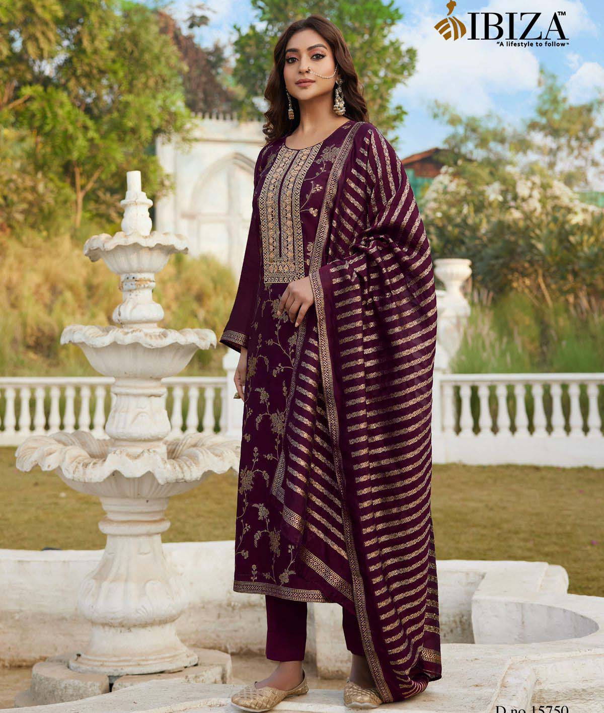 Ibiza Aarna Pure Banglory Silk Wholesale Designer Salwar Suit Catalog