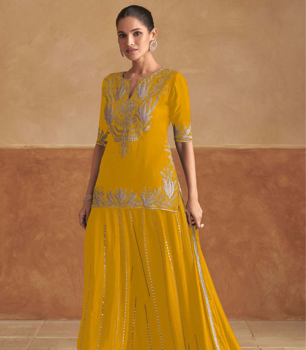 Gulkayra Designer Haniya Colour Real Chinon Wholesale Designer Salwar Suit Catalog