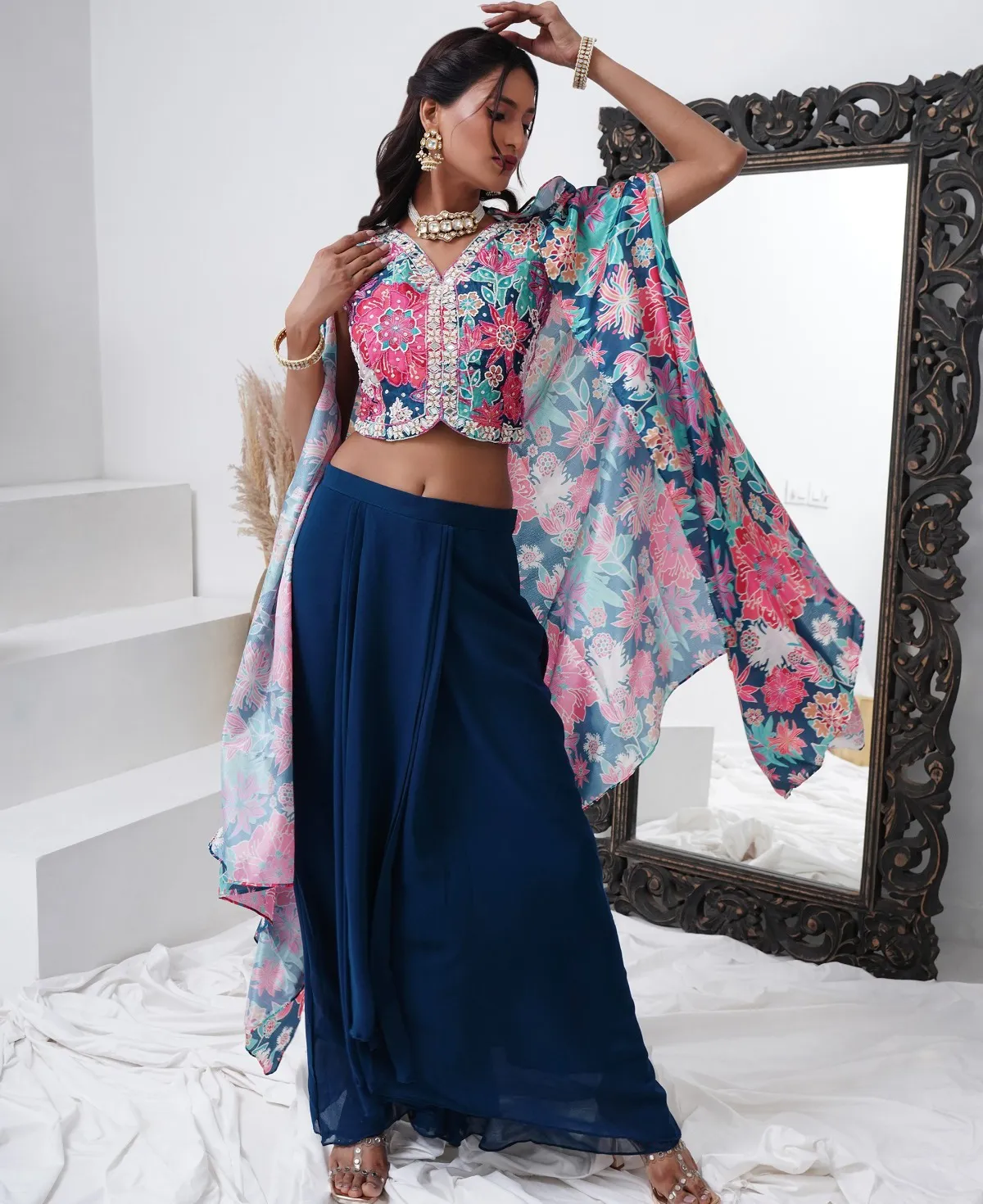 Amoha C392 Creape Wholesale Designer Suit Collection